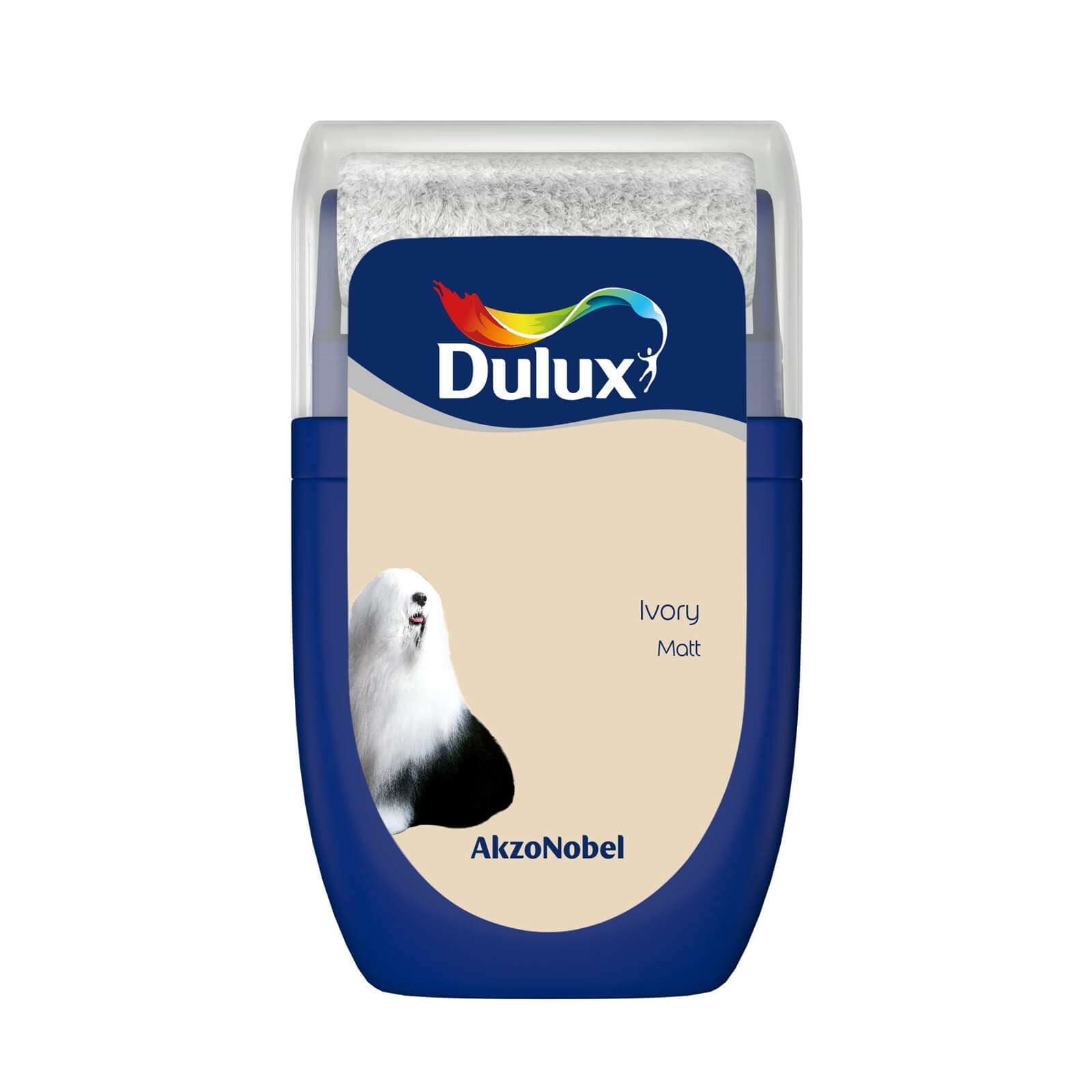 Dulux Matt Paint Ivory - Tester 30ml