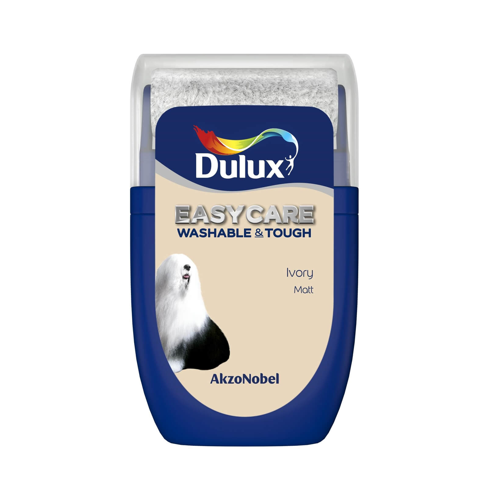 Dulux Easycare Washable & Tough Matt Paint Ivory - Tester 30ml