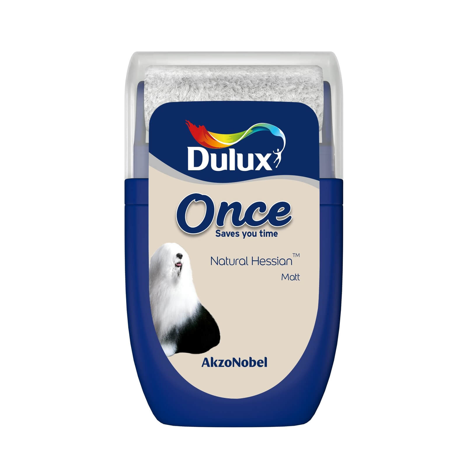 Dulux Once Natural Hessian Tester Paint - 30ml