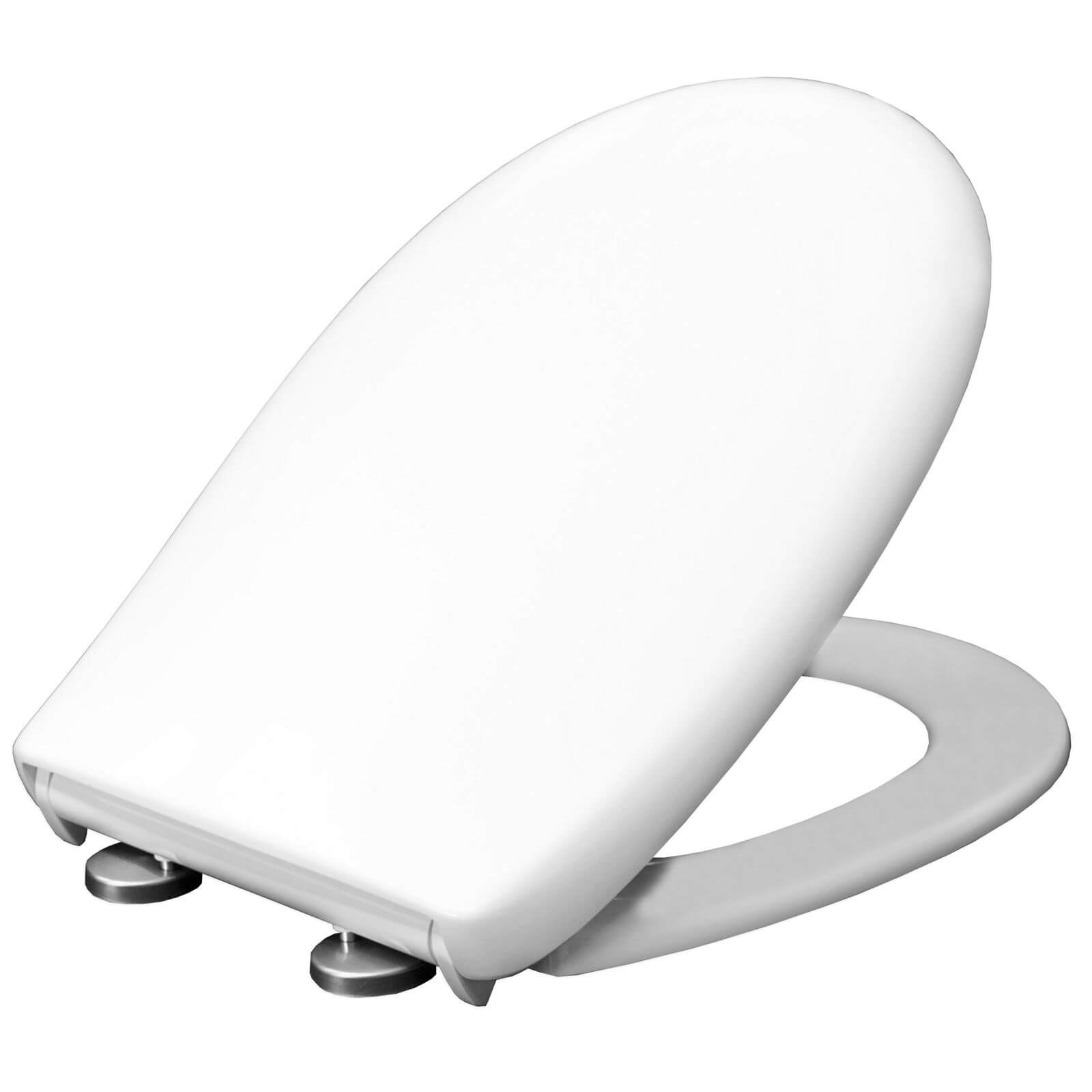 Bemis Classic Push N Clean Ultra-Fix Toilet Seat - White