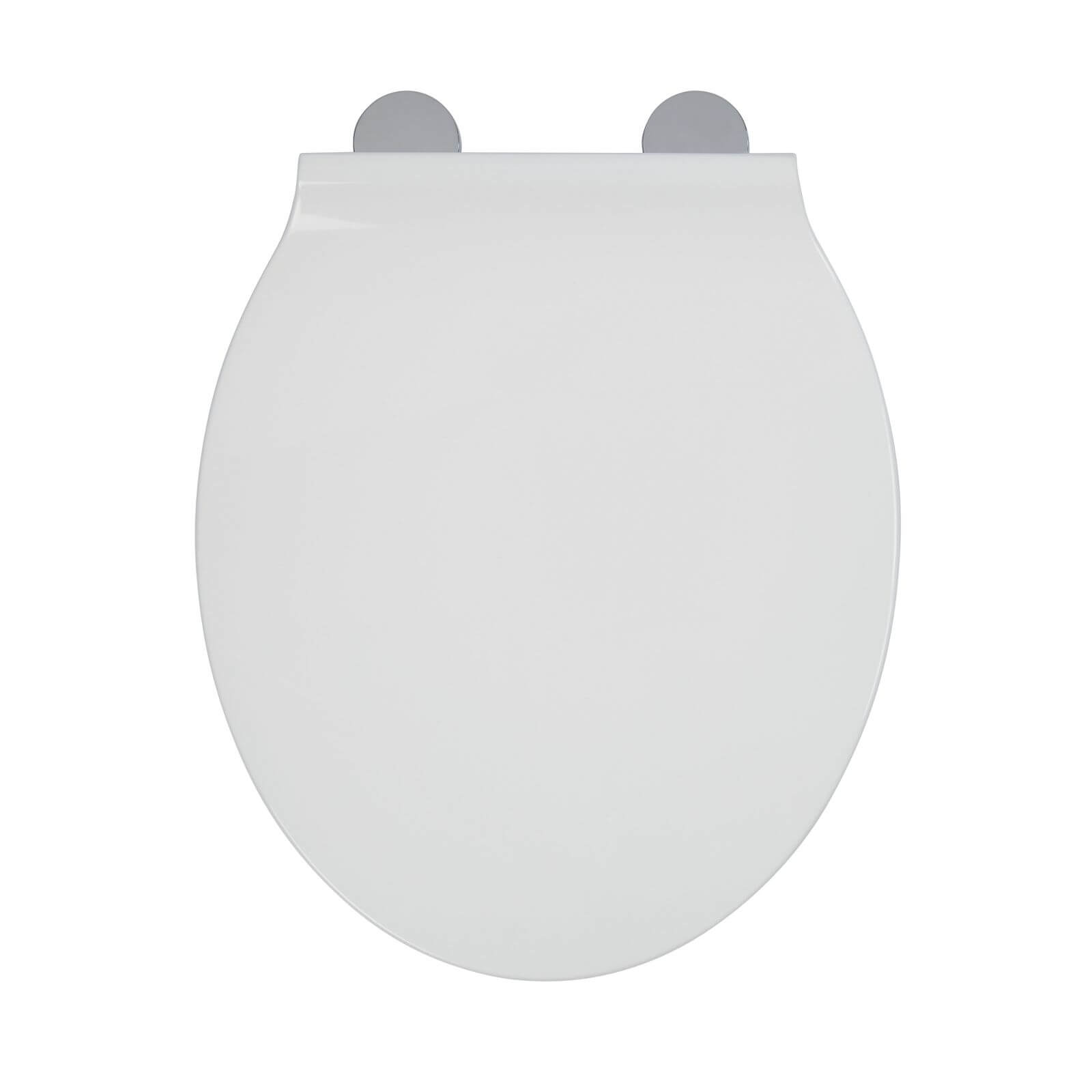 Croydex Victoria Slimline Thermoset Toilet Seat - White