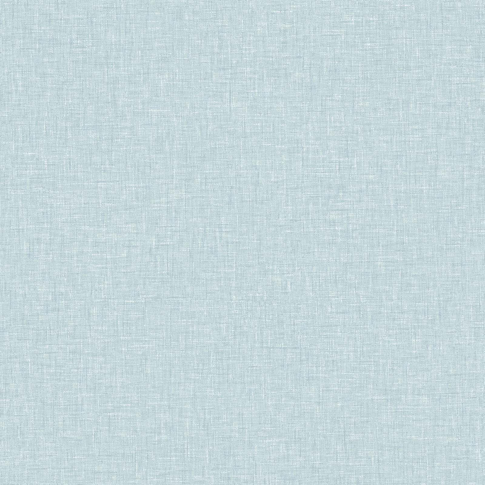 Arthouse Linen Texture Plain Textured Wallpaper - Vintage Blue