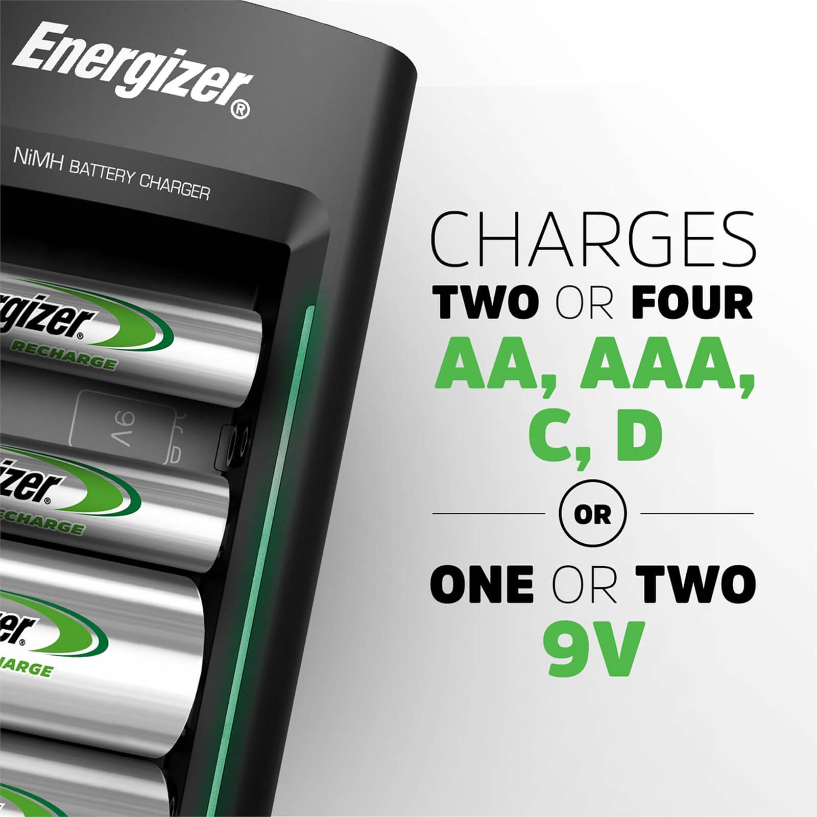 Energizer NiMH Recharge Universal Battery Charger