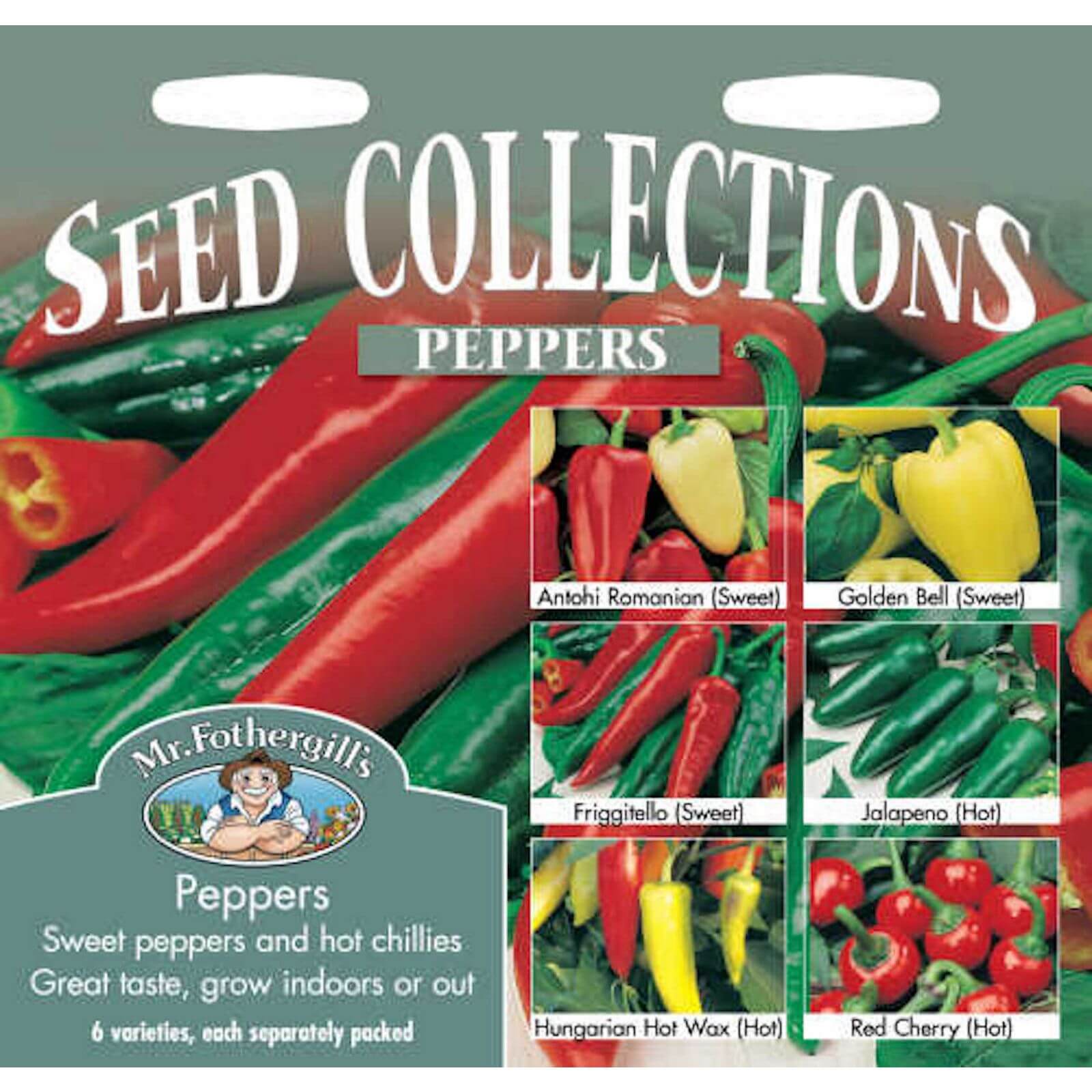 Mr. Fothergill's Peppers Collection (Capsicum Annuus) Seeds