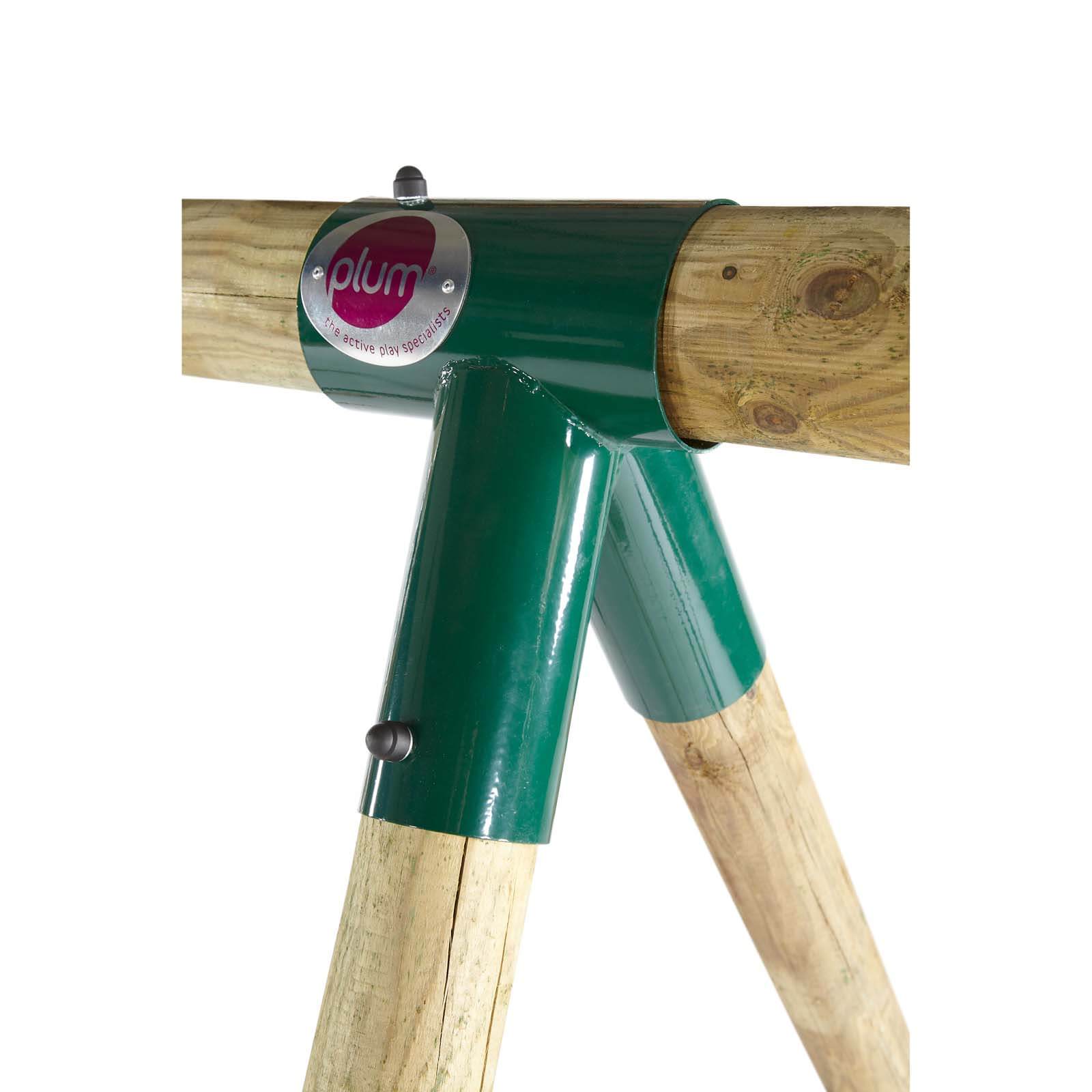 Plum Orang-Utan Wooden Swing Set