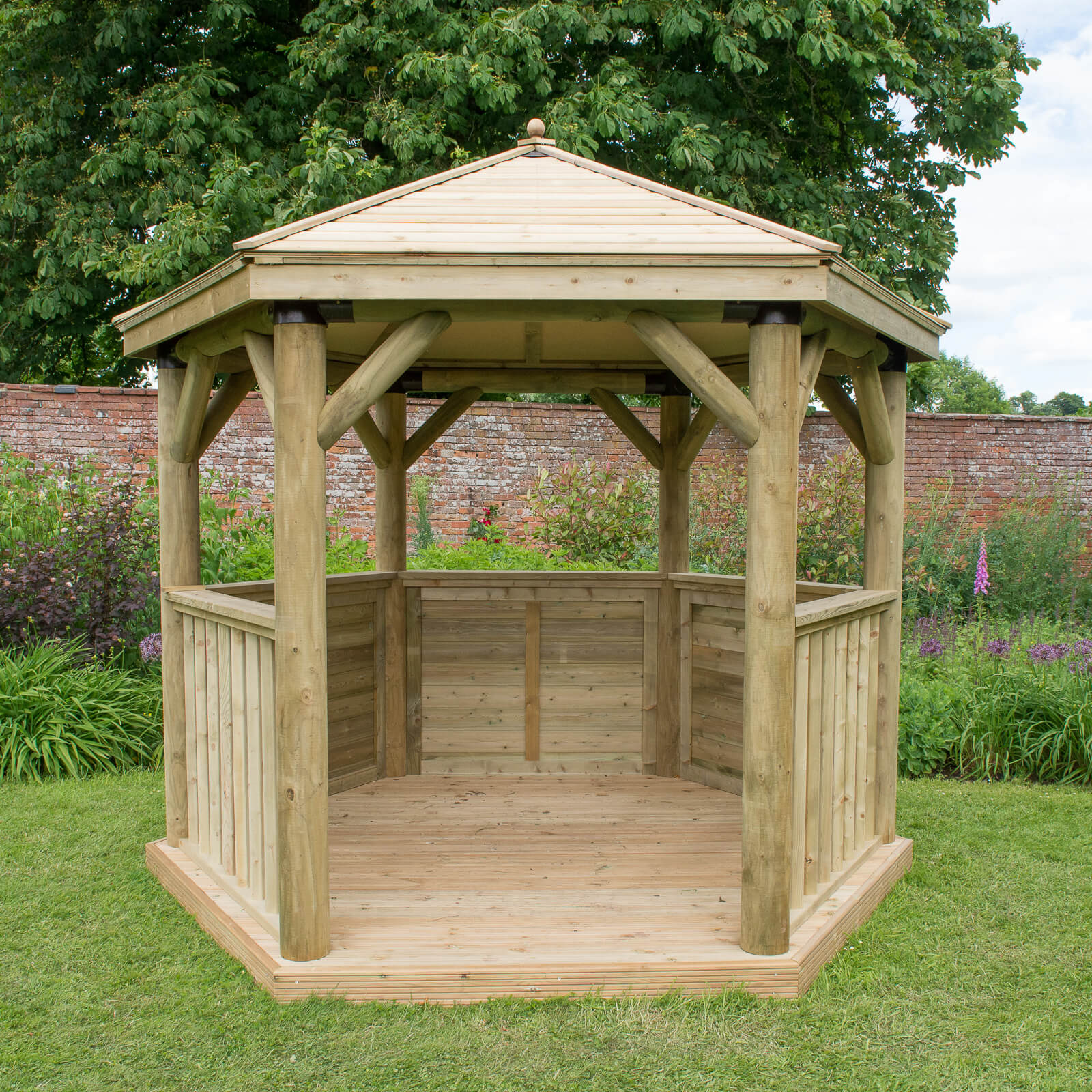 Forest (Installation Included) Timber Roof Gazebo - 3m