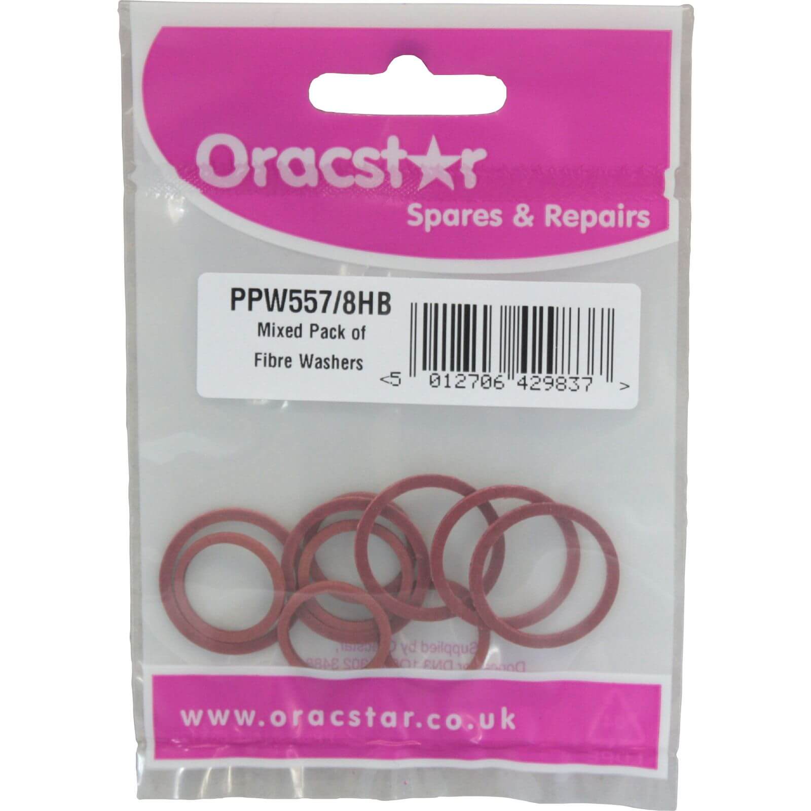 Oracstar Mixed Pack of Fibre Washers
