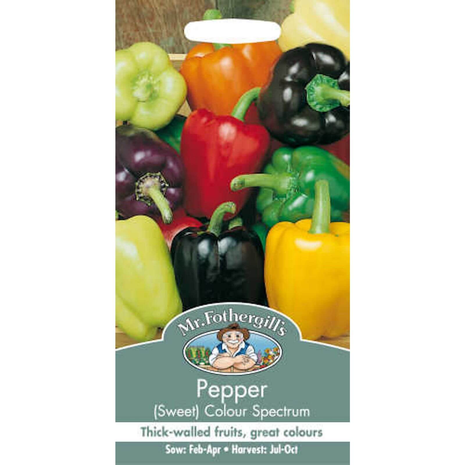 Mr. Fothergill's Sweet Pepper Colour Spectrum (Capsicum Annuus) Seeds