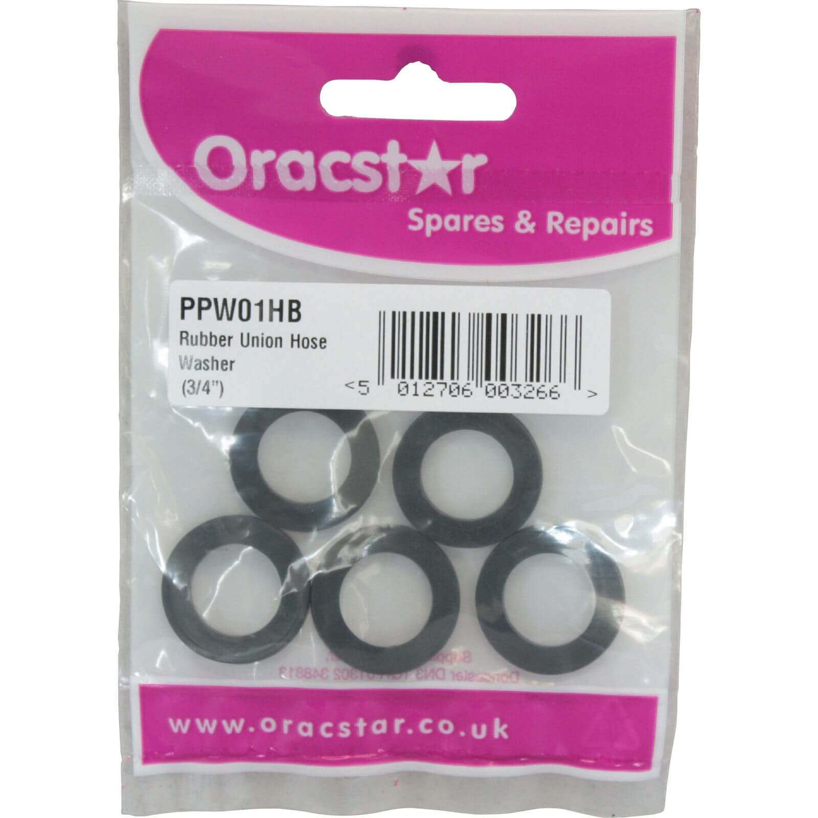 Oracstar 3/4 inch Rubber Hose Union Washer