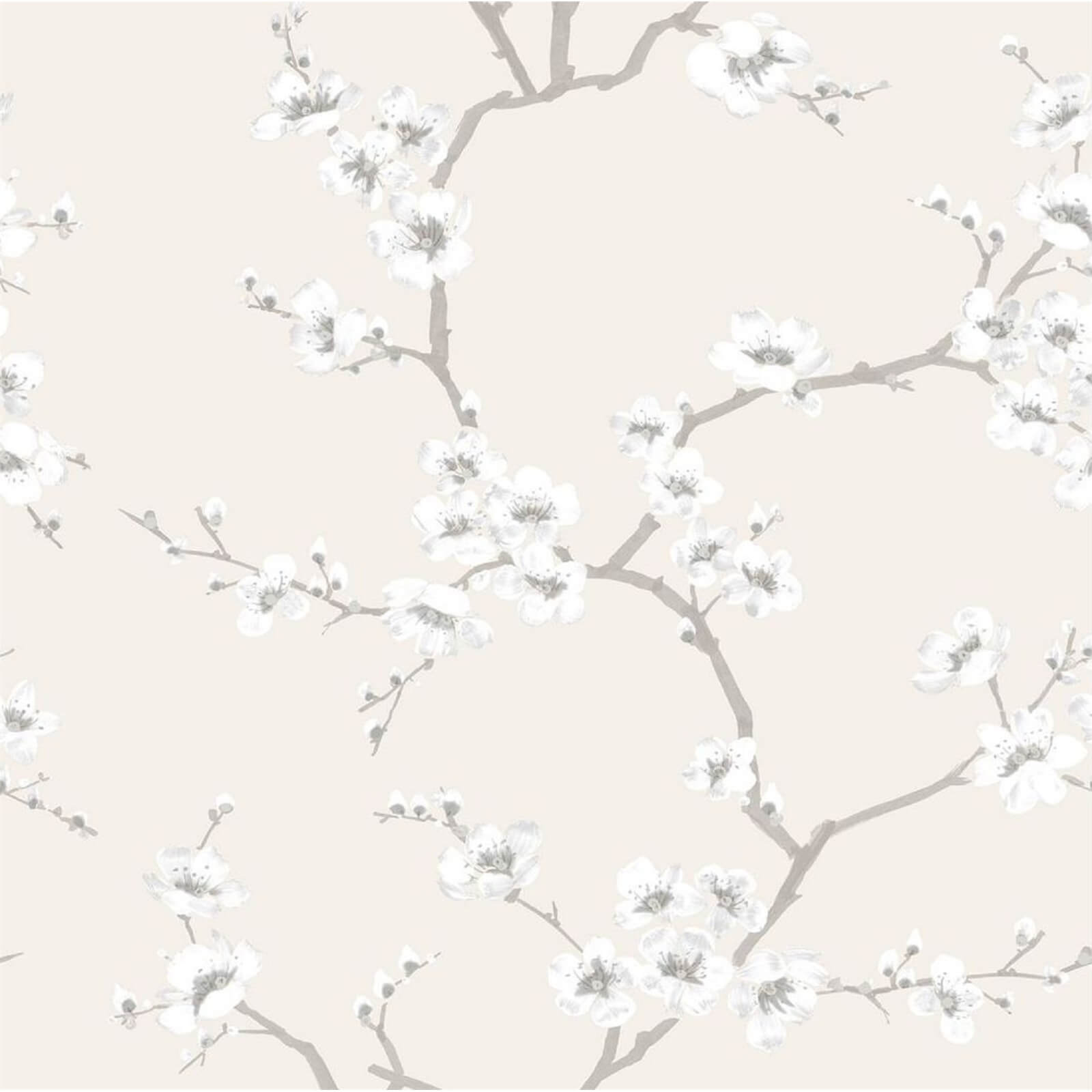 Fresco Apple Blossom Natural Wallpaper