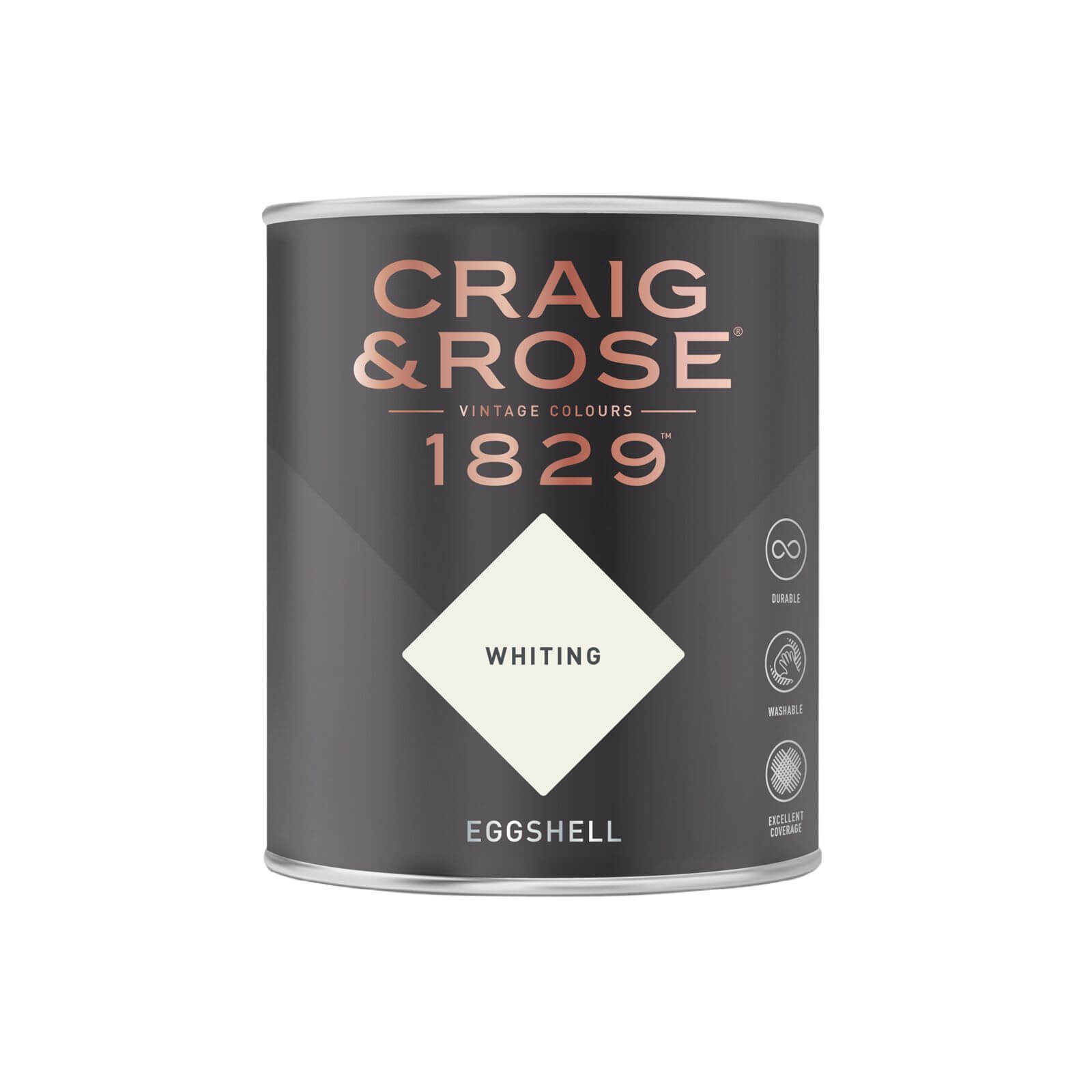 Craig & Rose 1829 Eggshell Paint Whiting - 750ml