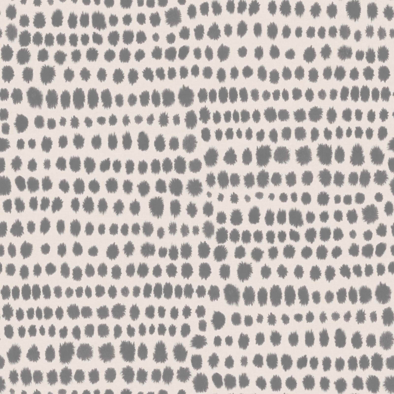Arthouse Tribal Dots Embossed Glitter Charcoal Wallpaper