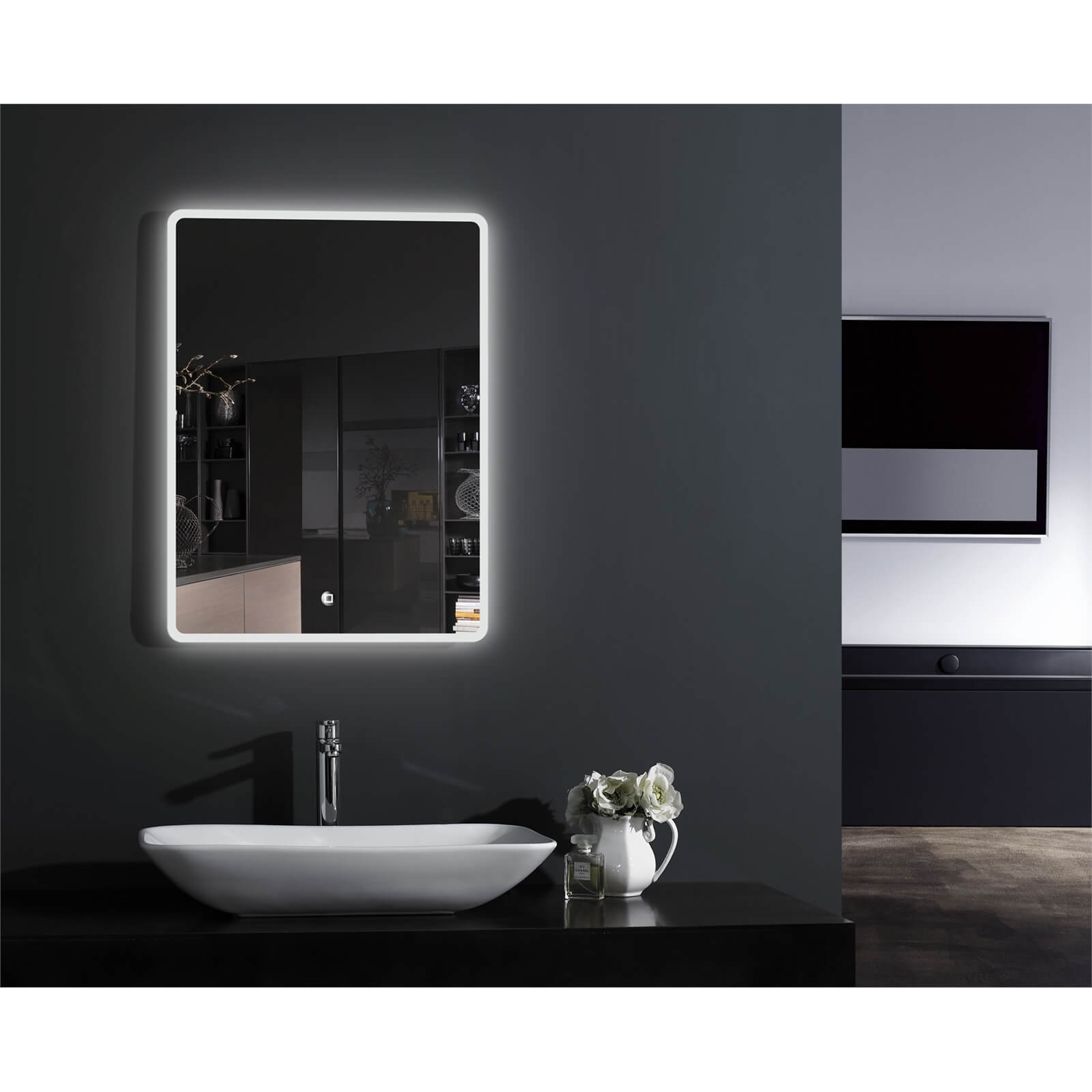 Croydex Chilcombe Illuminated Bathroom Mirror