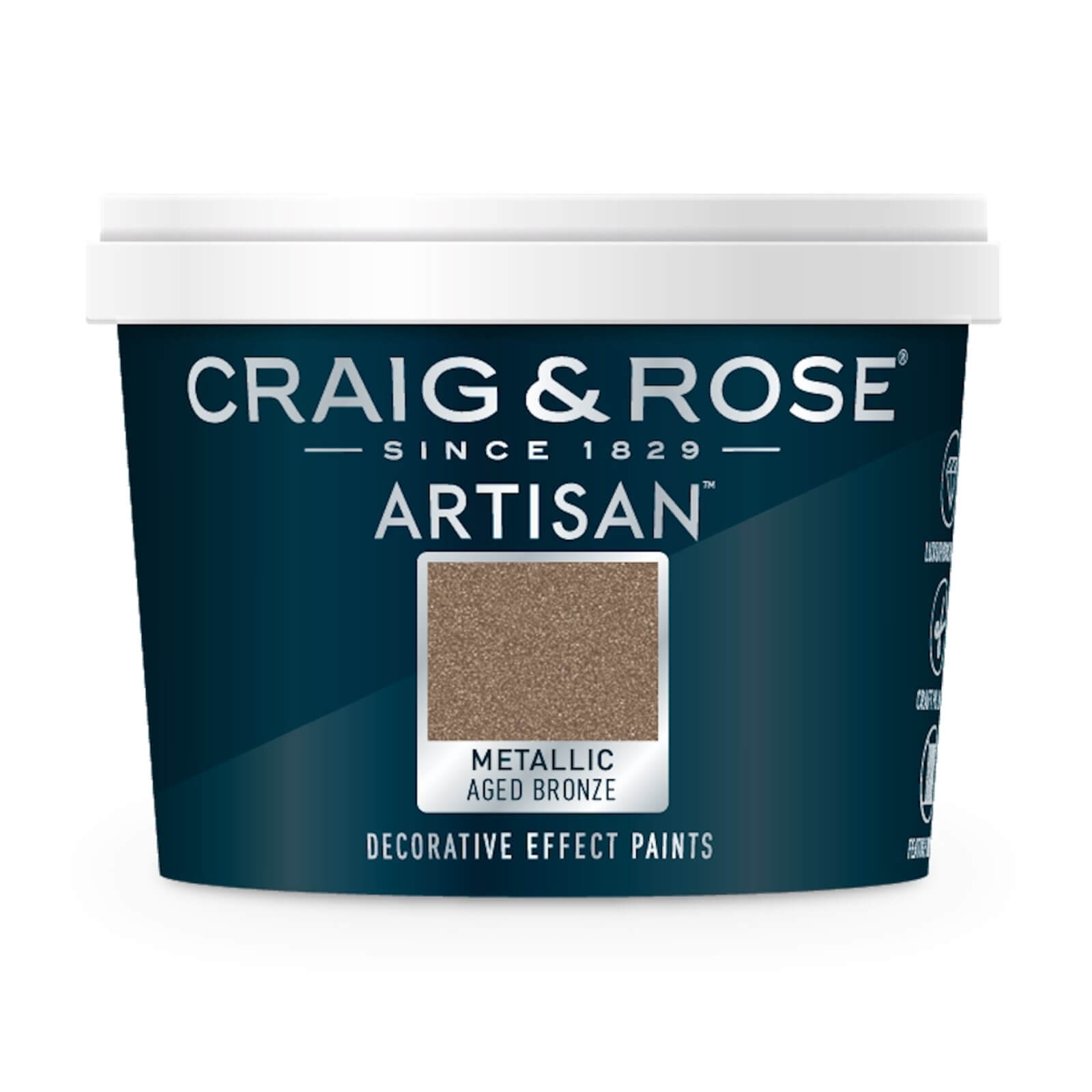 Craig & Rose Artisan Metallic Effect Paint Aged Bronze - 100ml
