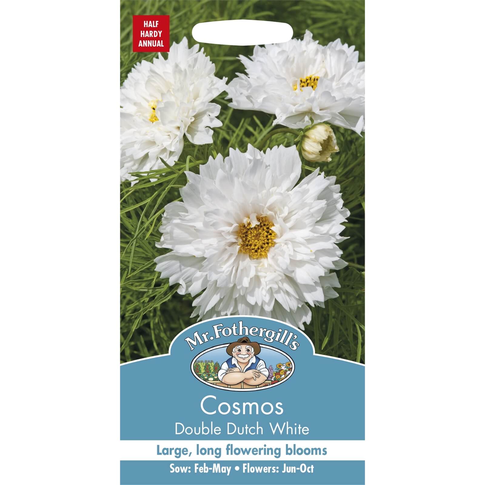 Mr. Fothergill's Cosmos Double Dutch White