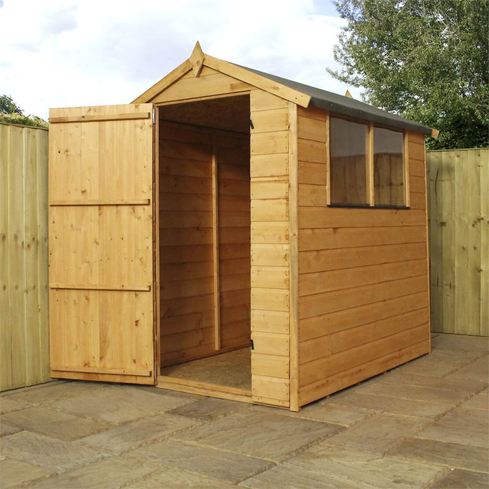 Mercia (Installation Included) 6x4ft Shiplap Apex Shed