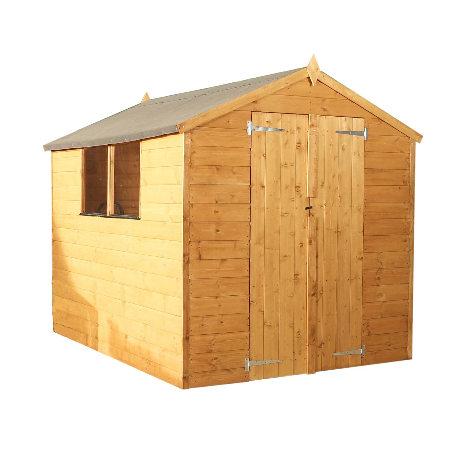 Mercia 8x6ft Shiplap Double Door Apex Shed - Installation Included