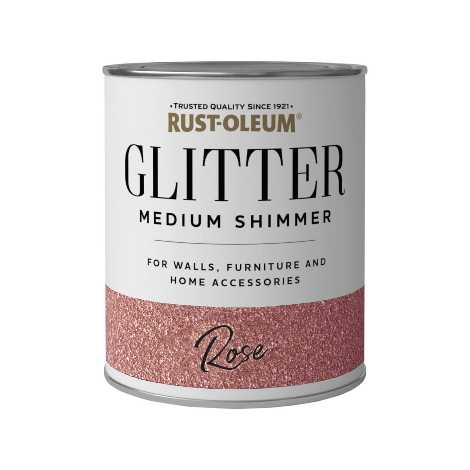 Rust-Oleum Medium Shimmer Rose Glitter - 250ml