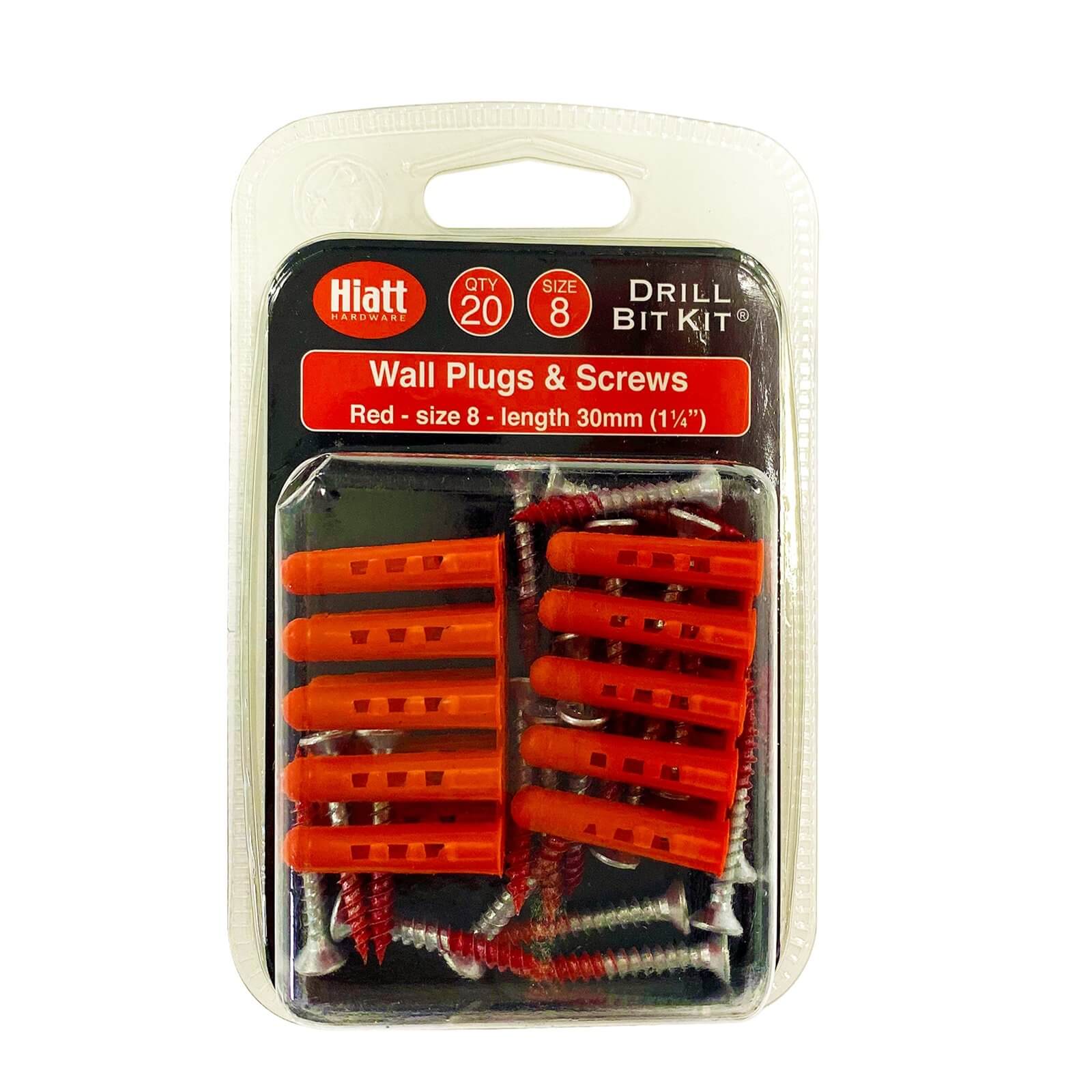 Red Plug And Screw Pack