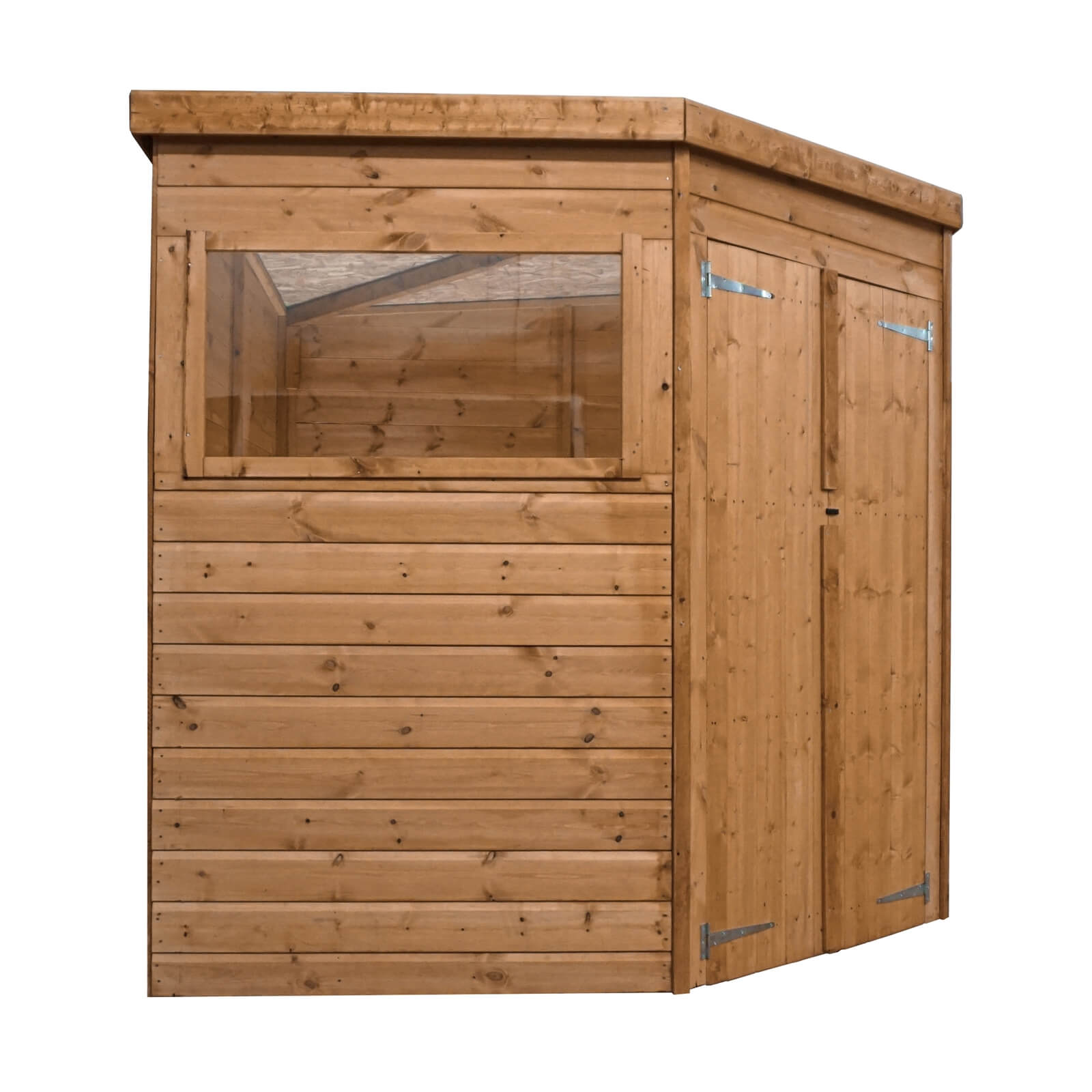 Mercia (Installation Included) 7x7ft Shiplap Corner Shed