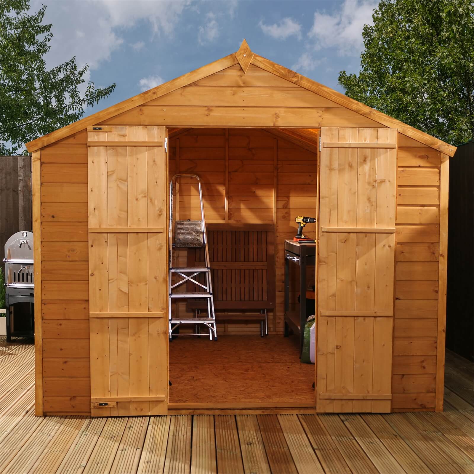 Mercia (Installation Included) 10x8ft Shiplap Apex Shed