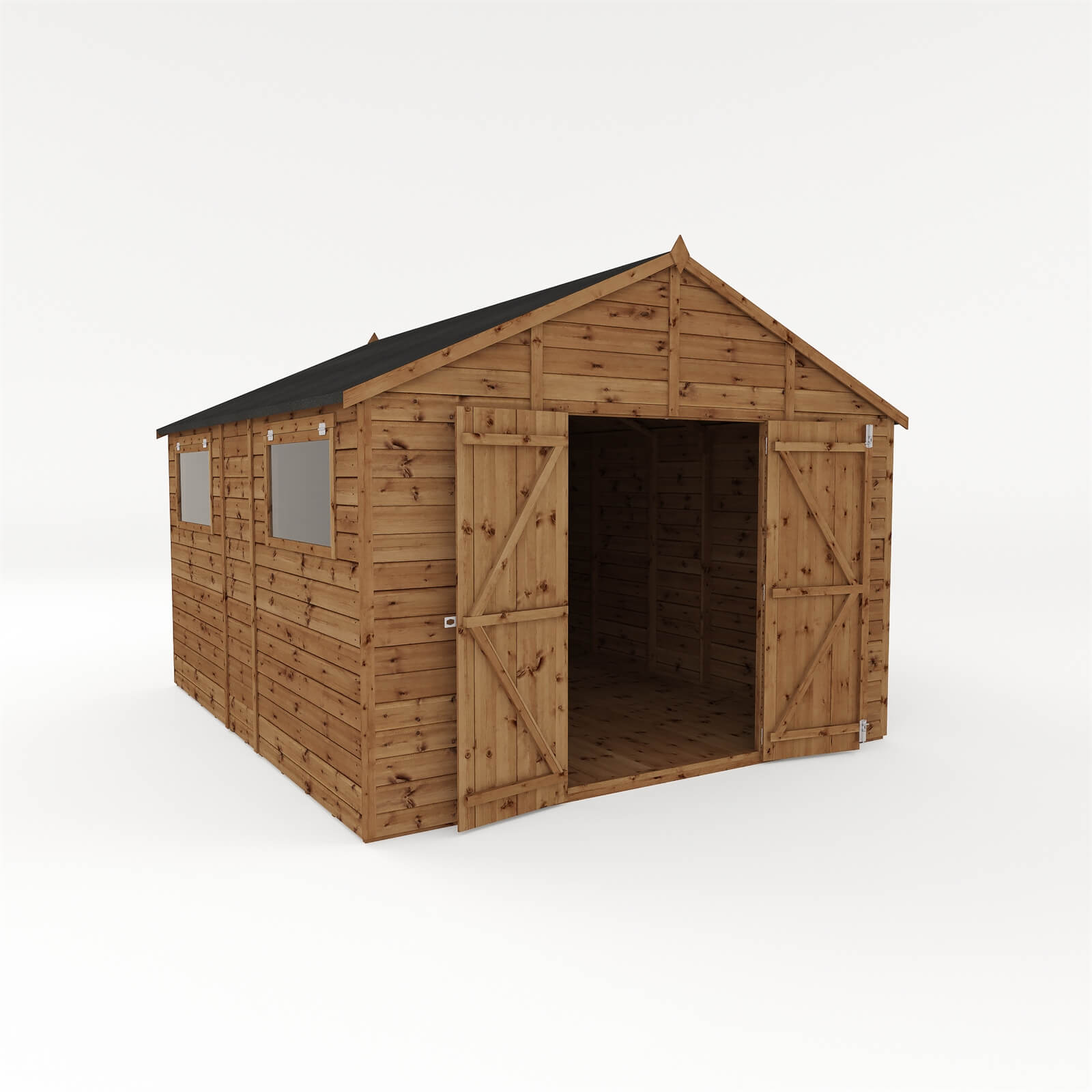 Mercia (Installation Included) 12x10ft Premium Tongue & Groove Workshop