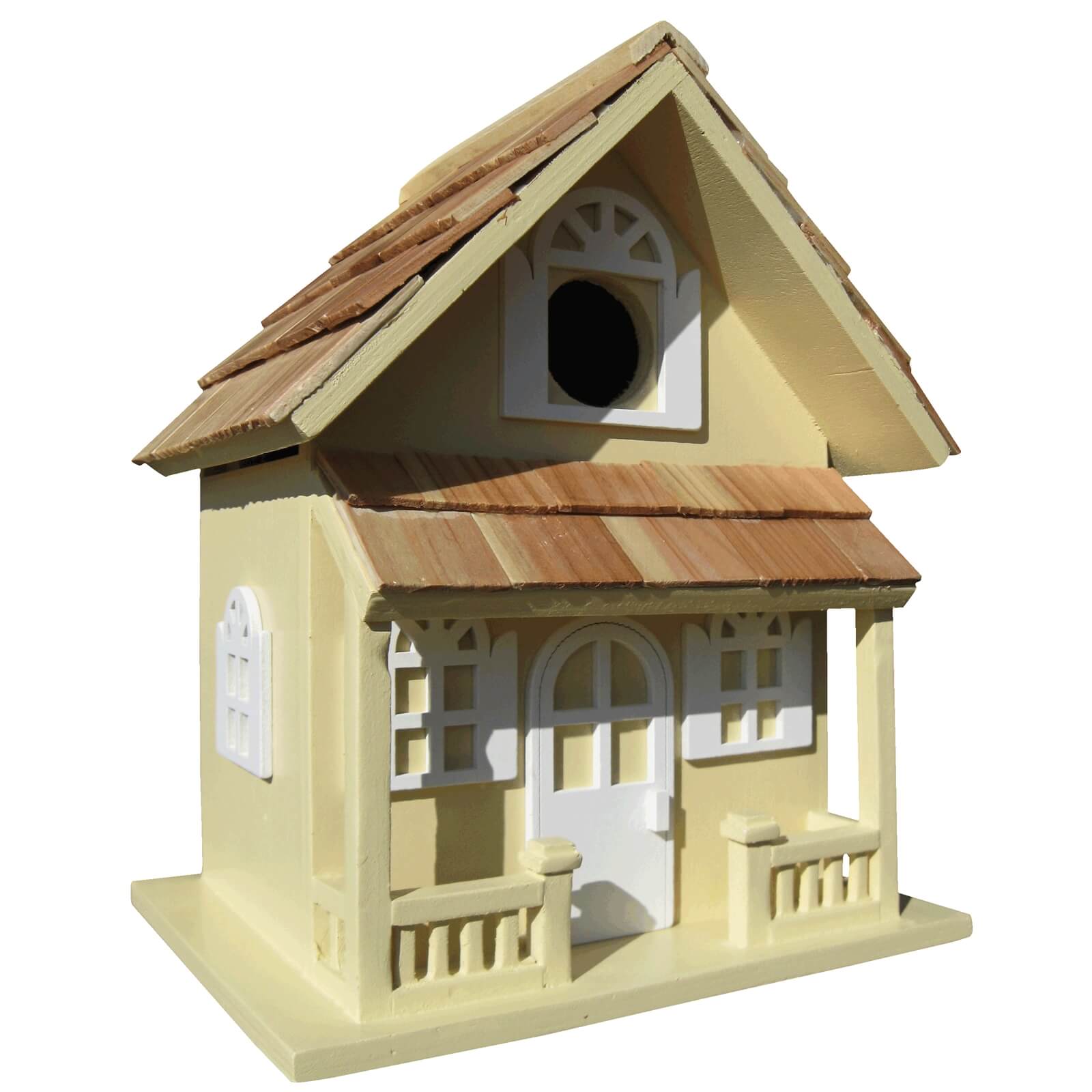 Country Cottage Bird House Yellow