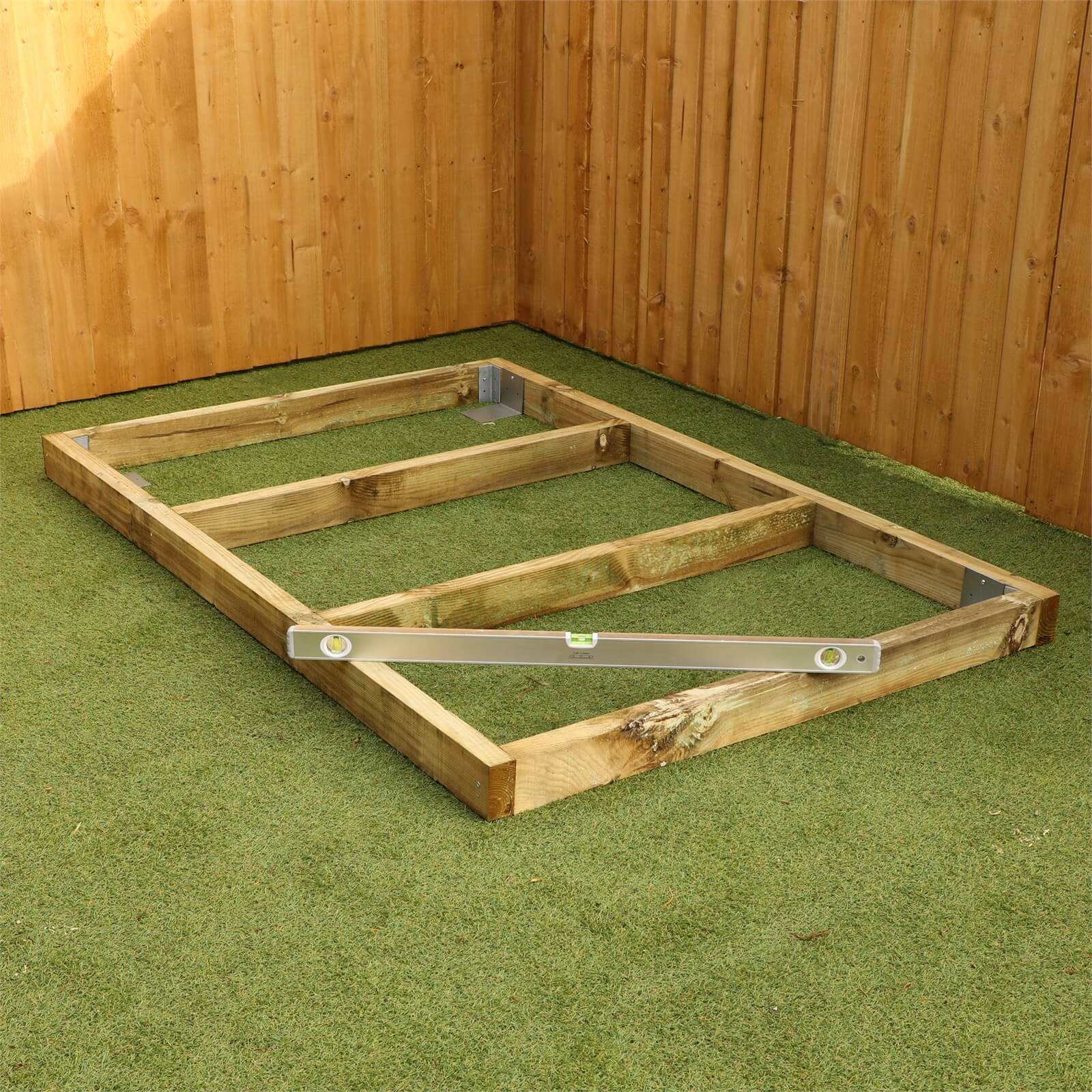 Mercia 6x4ft Pressure Treated Wooden Shed Base - Installation Included