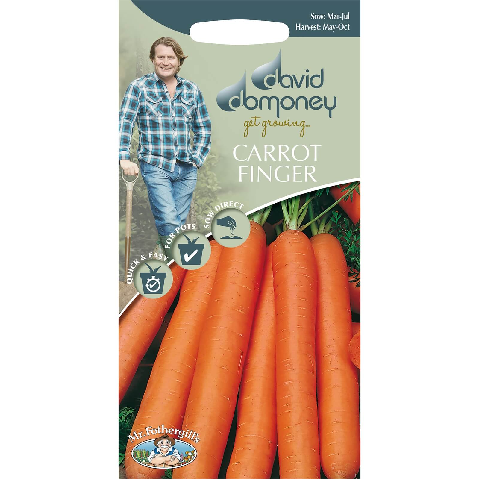 David Domoney Carrot Finger Seeds