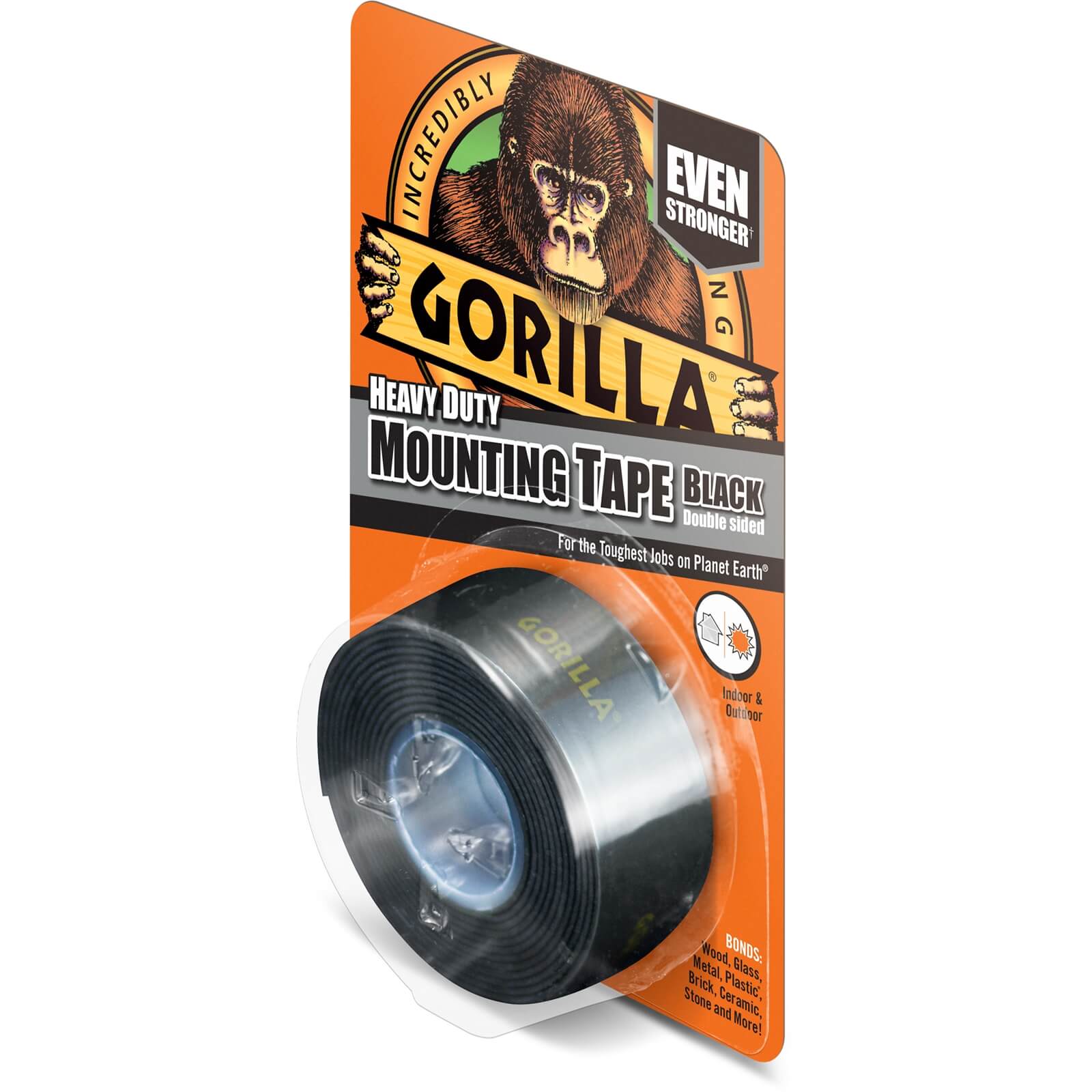 Gorilla Heavy Duty Mounting Tape Black - 1.5m