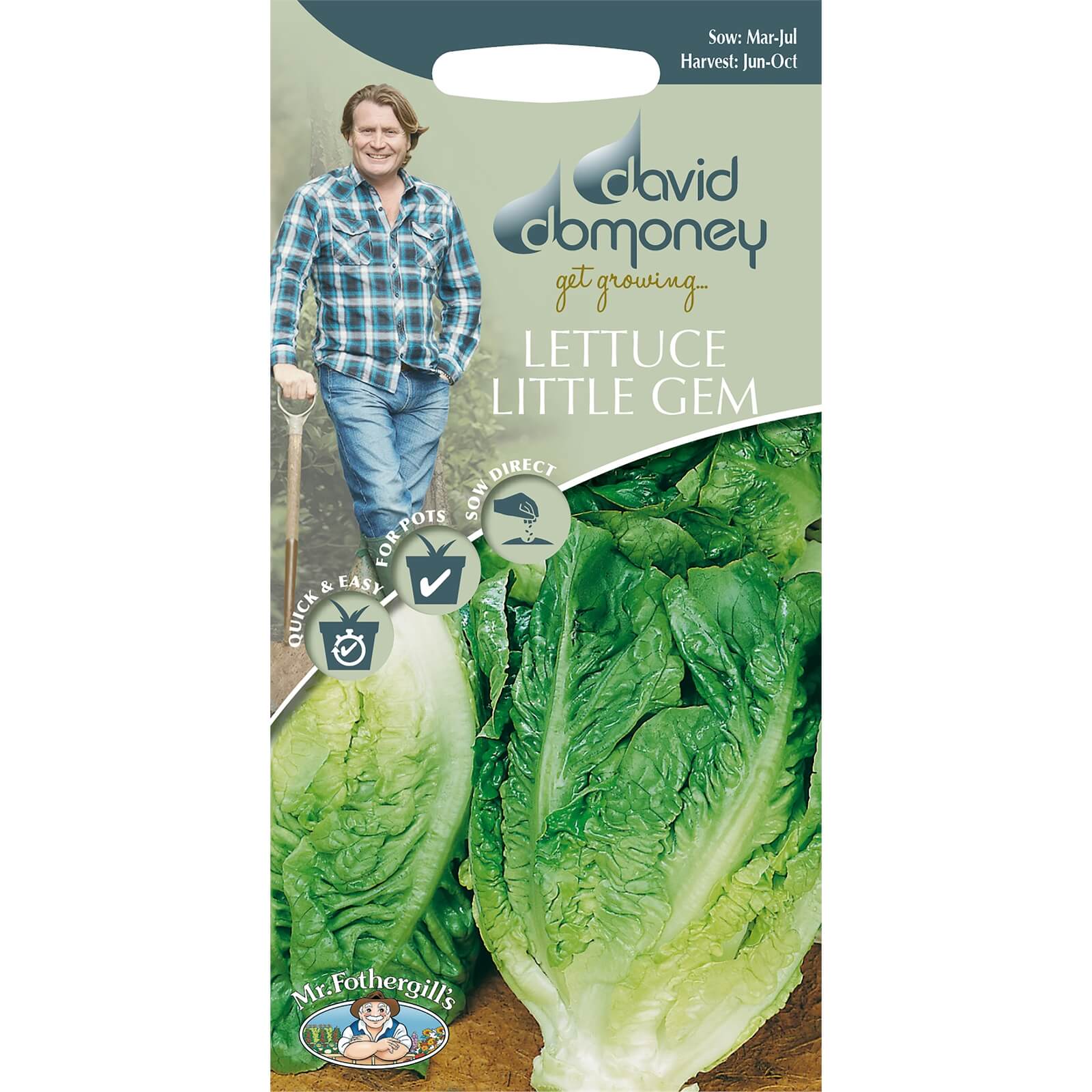 David Domoney Lettuce Little Gem Seeds