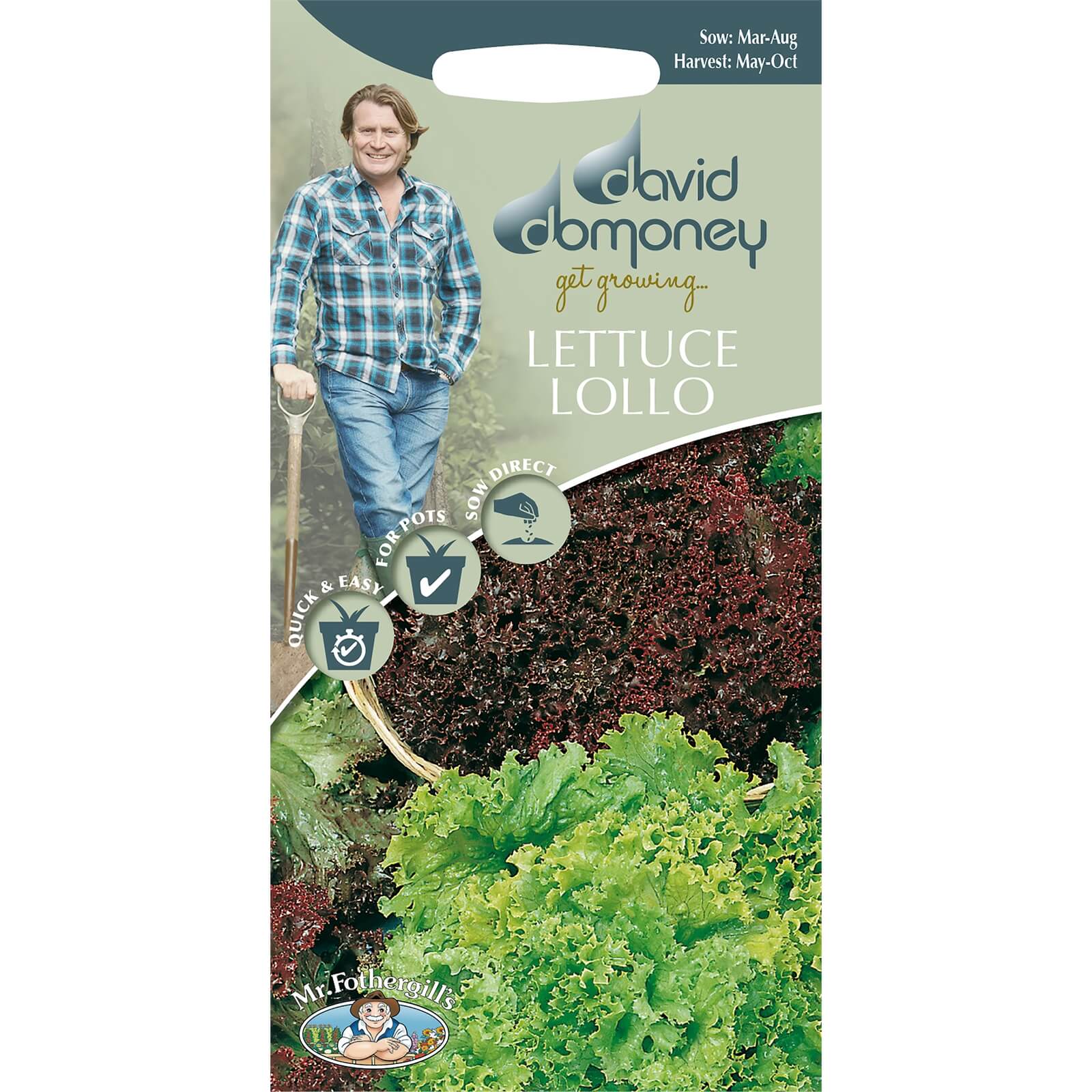David Domoney Lettuce Lollo Seeds