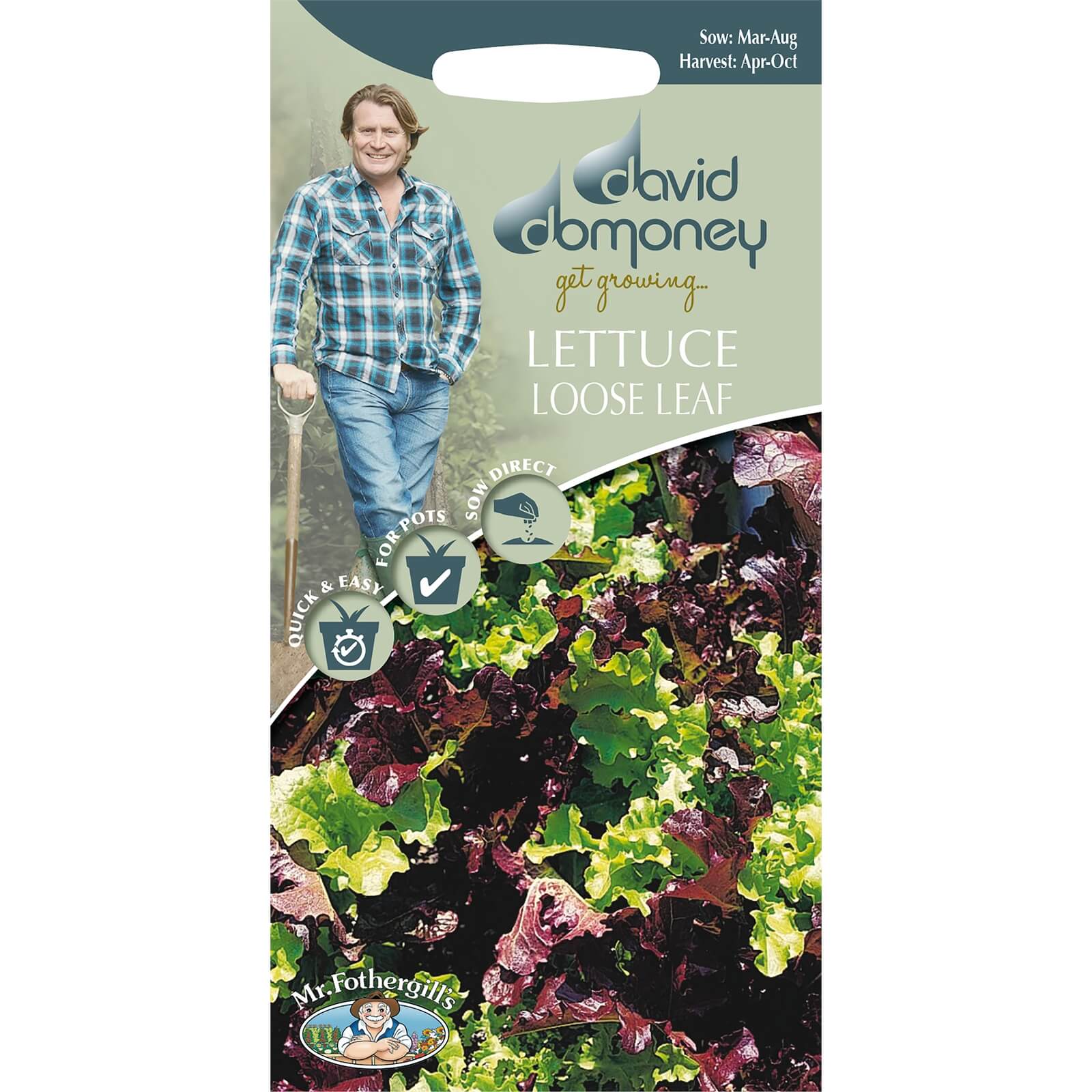 David Domoney Lettuce Loose Leaf Seeds