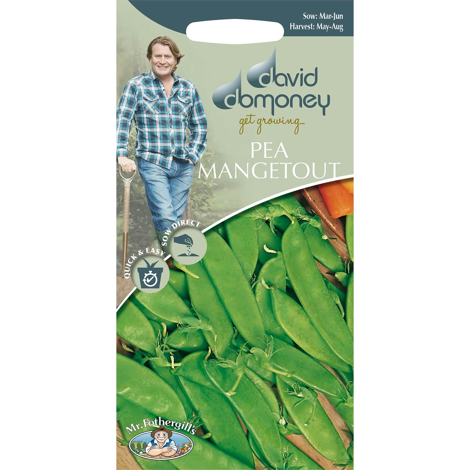 David Domoney Pea Mangetout Seeds