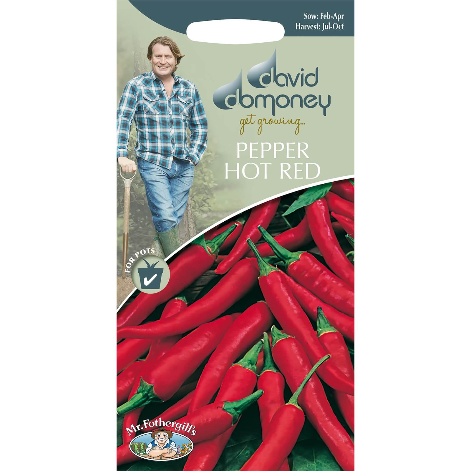 David Domoney Pepper Hot Red Seeds
