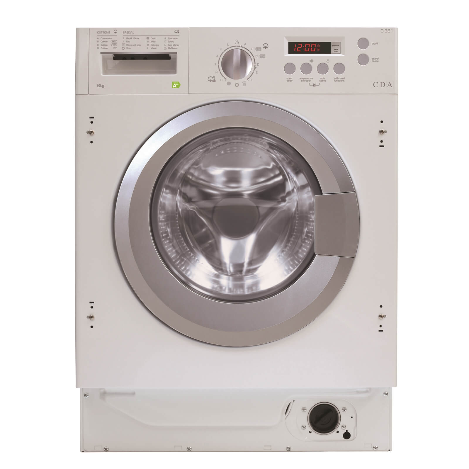 CDA CI361 Integrated 6kg Washing Machine