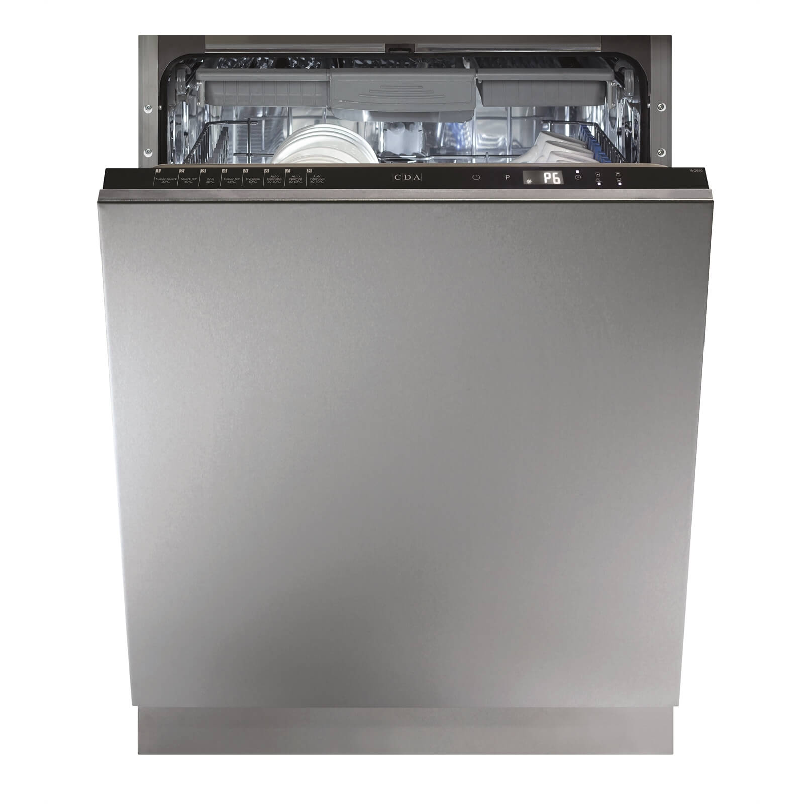 CDA WC680 Integrated Dishwasher With Cutlery Tray
