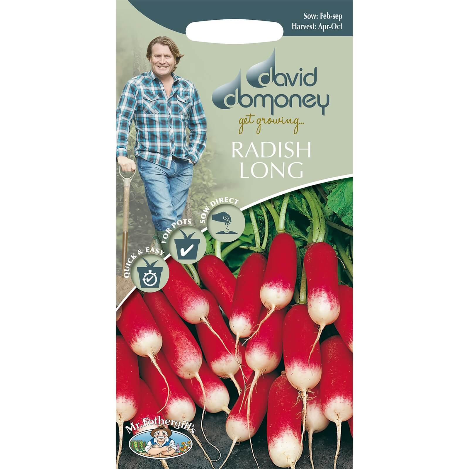 David Domoney Radish Long Seeds