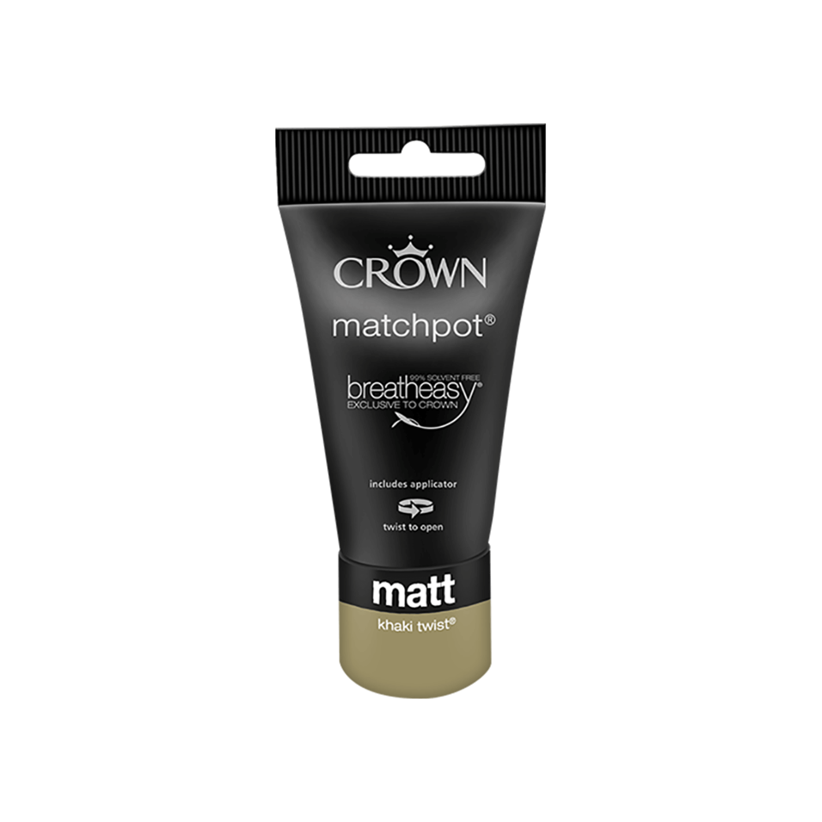 Crown Standard Matt Emulsion Khaki Twist - 0.04L
