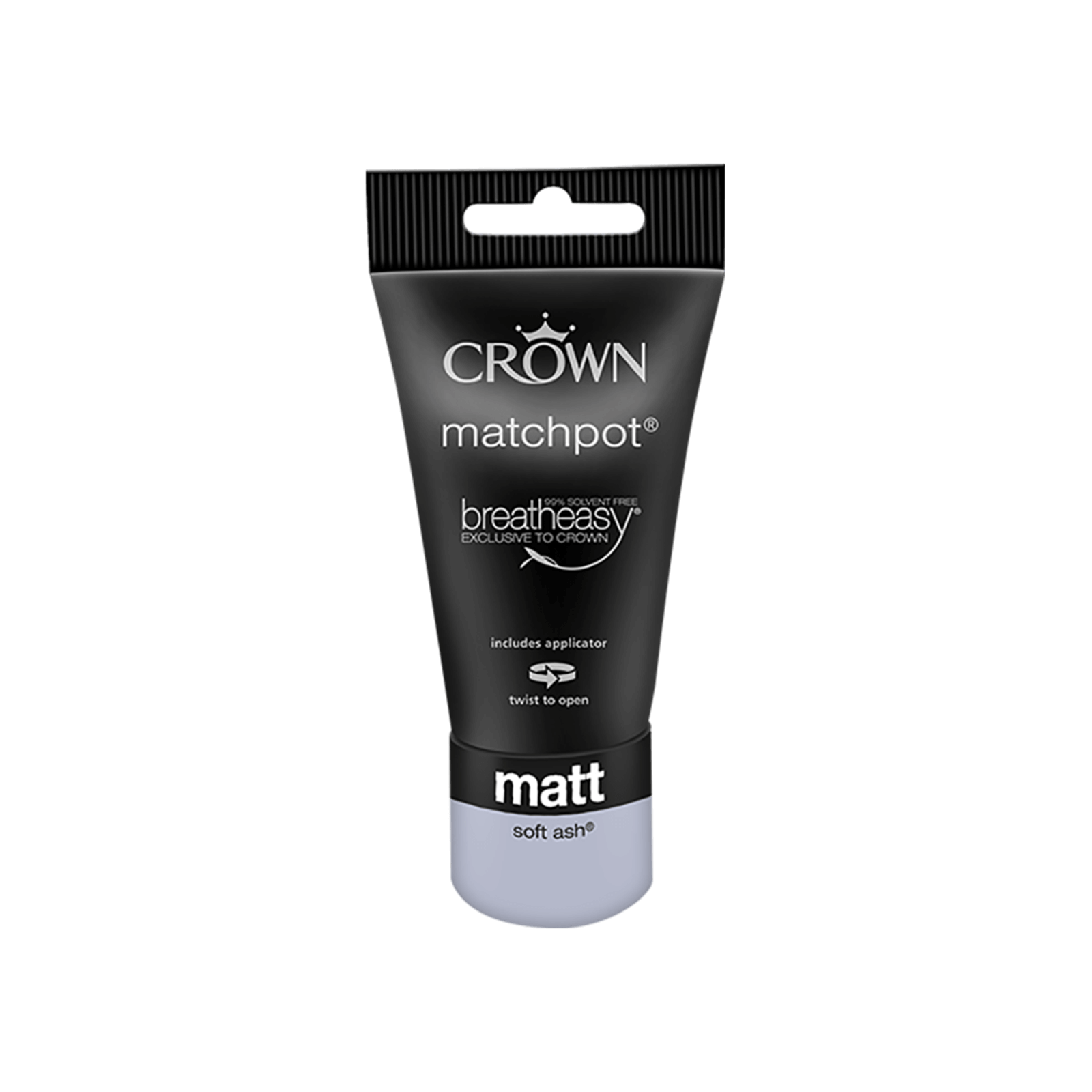 Crown Standard Matt Emulsion  Soft Ash - 0.04L