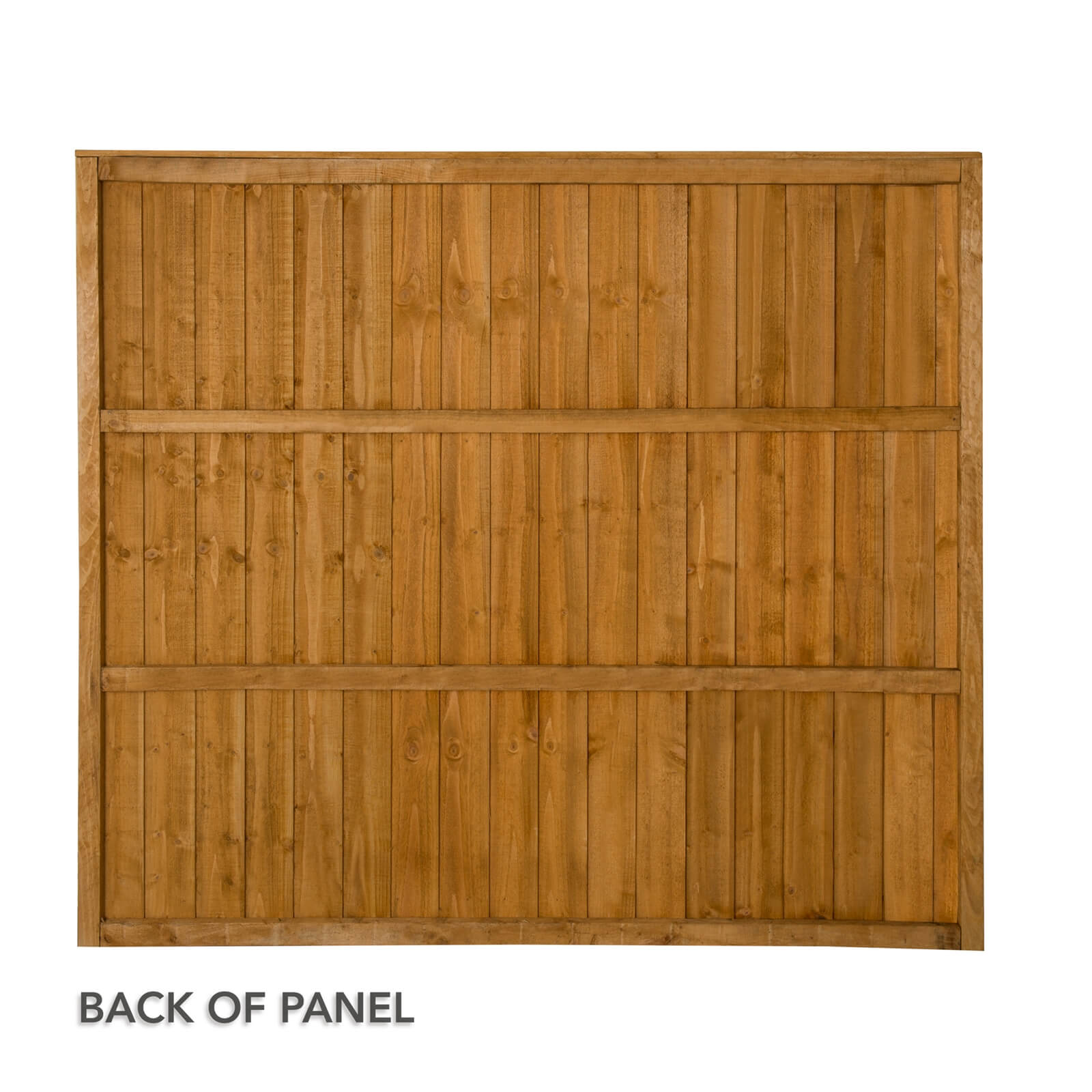 Forest Featherdge Dip Treated Fence Panel - 5ft - Pack of 4