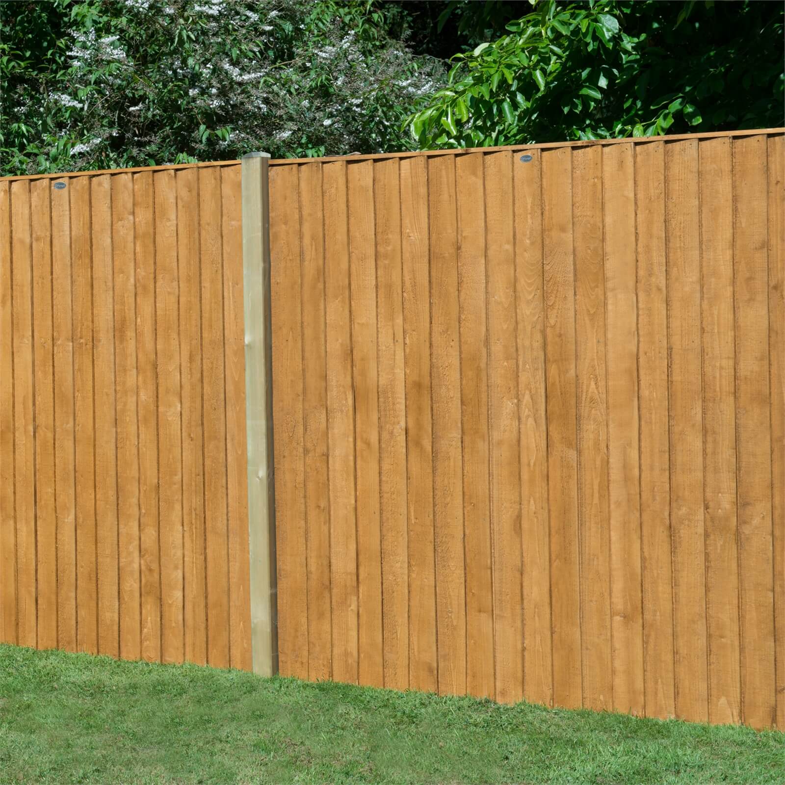 Forest Featherdge Fence Panel - 6ft - Pack of 3