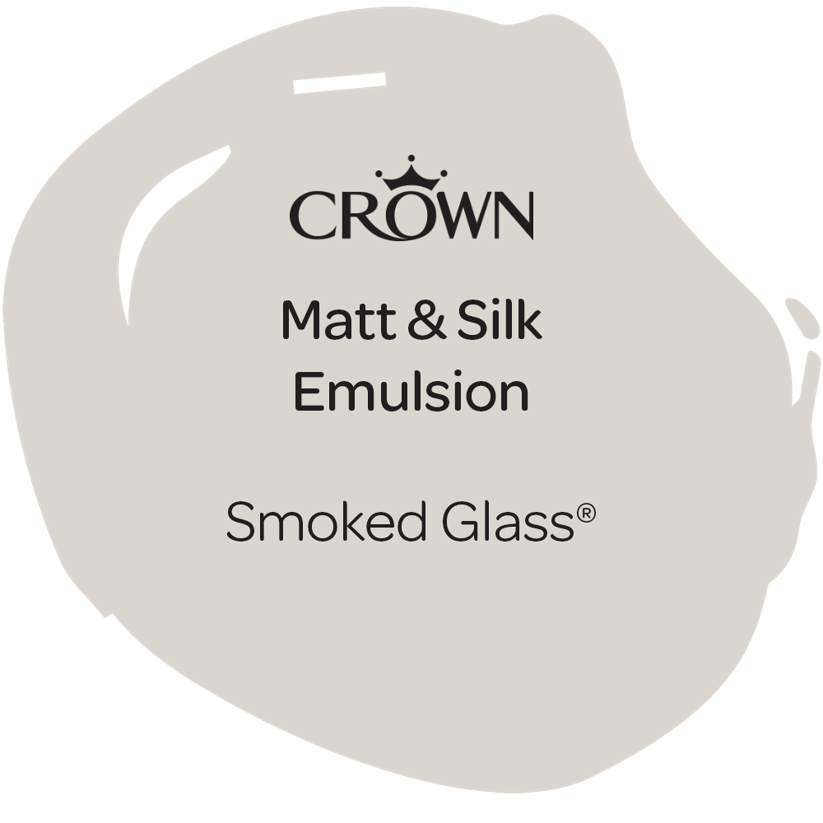 Crown Standard Matt Emulsion  Smoked Glass - 5L