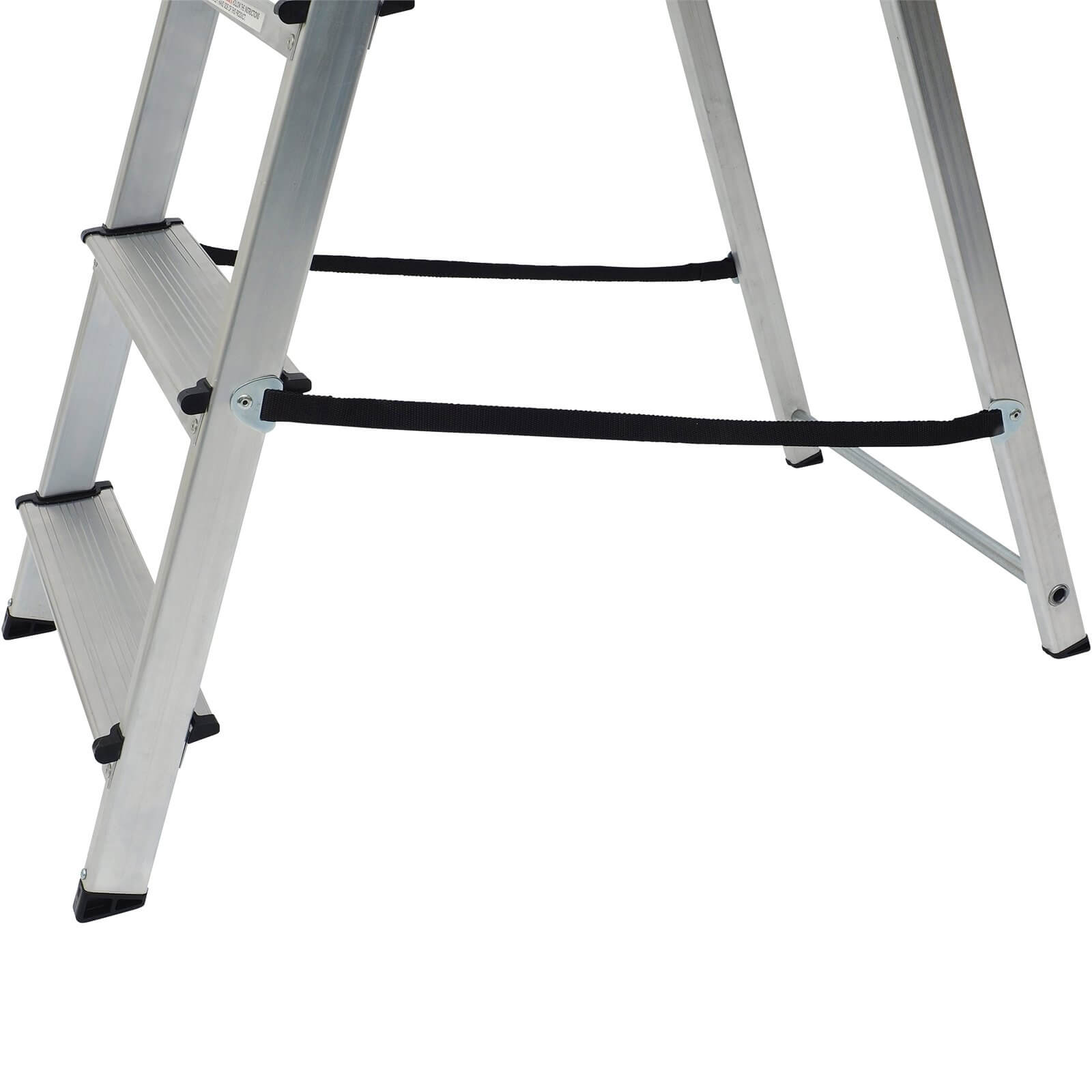 Werner High Handrail Step Ladder with Tool Tray - 5 Tread