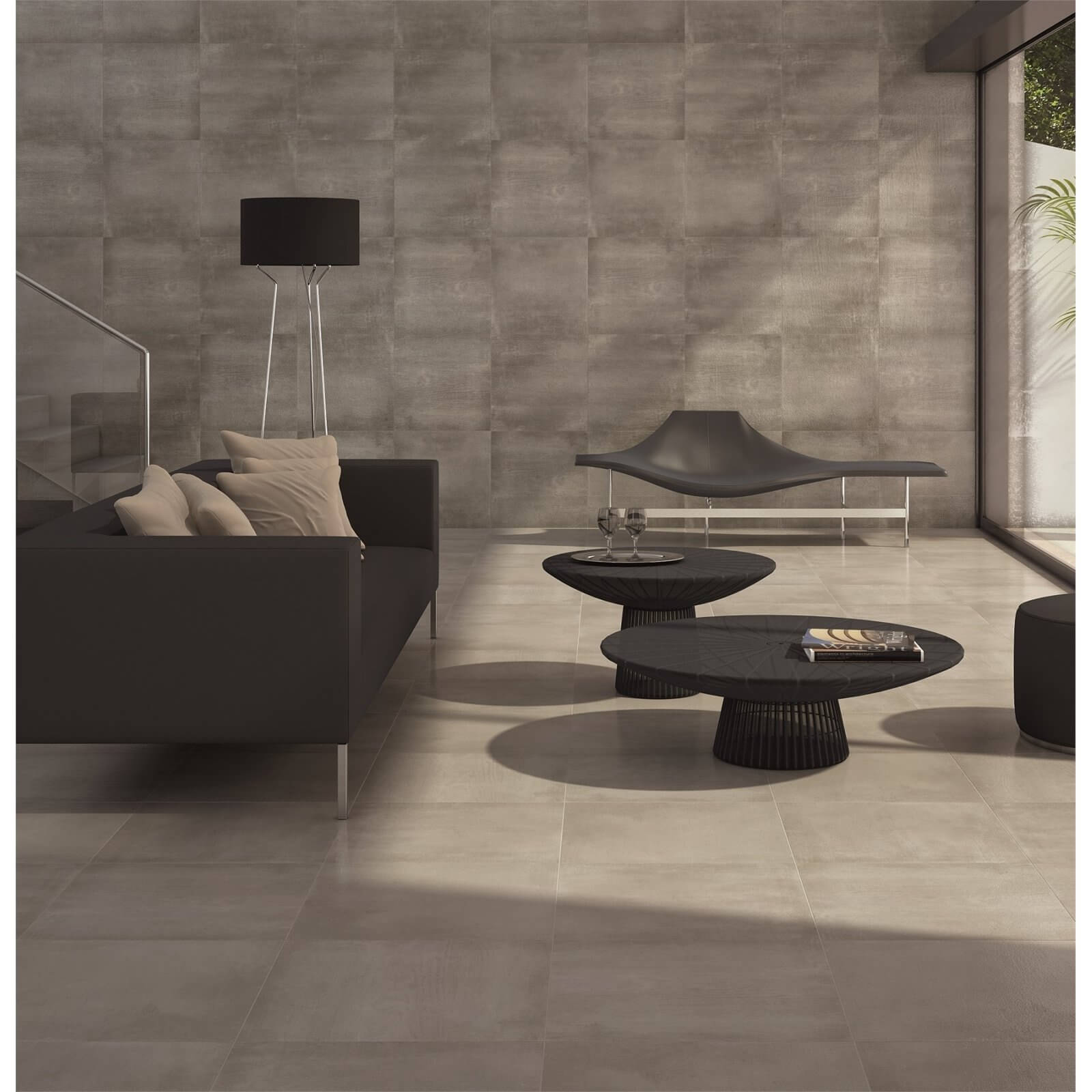 Koshi Grey Floor Tile - 600 x 600mm