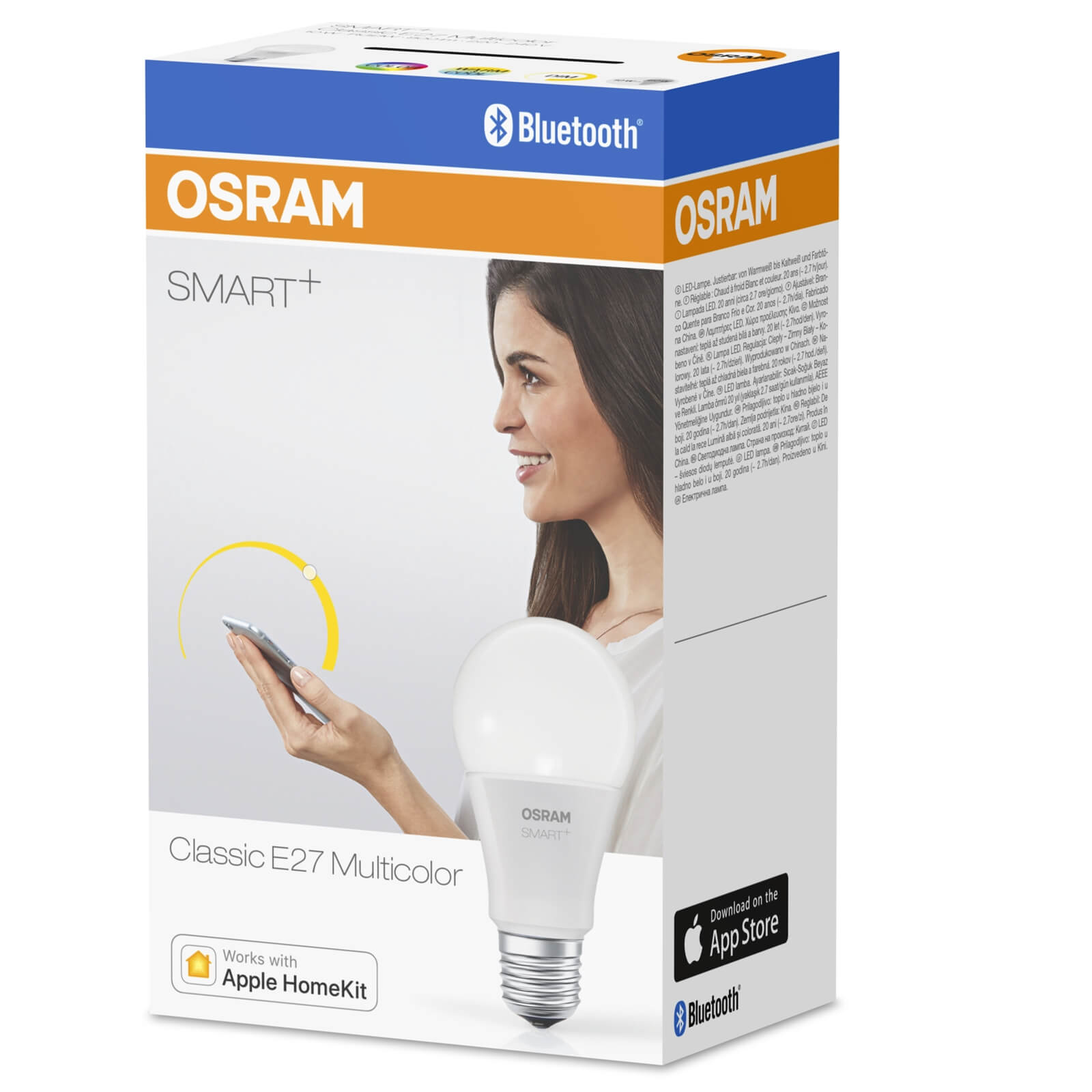 Osram Smart+ CLA60 Bluetooth ES RgBW Light Bulb