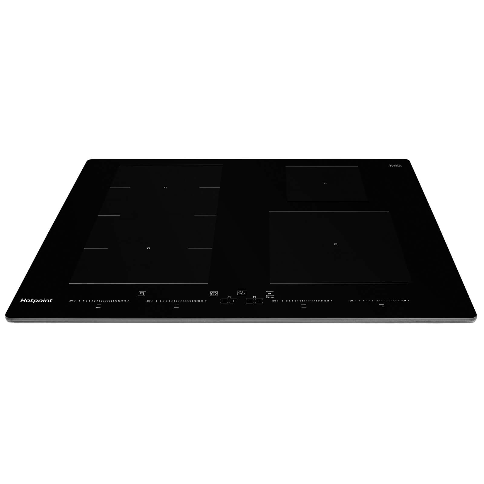 Hotpoint ACC654FNE Active Cook 65cm Four Zone Induction Hob - Black