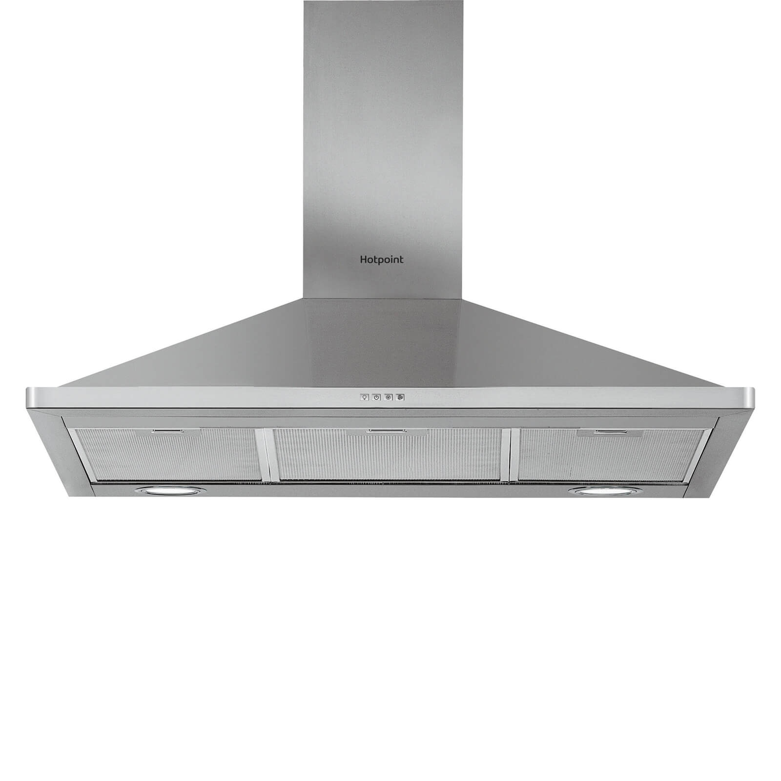 Hotpoint Newstyle PHPN6.4FAMX Chimney Cooker Hood - 90cm - Stainless Steel