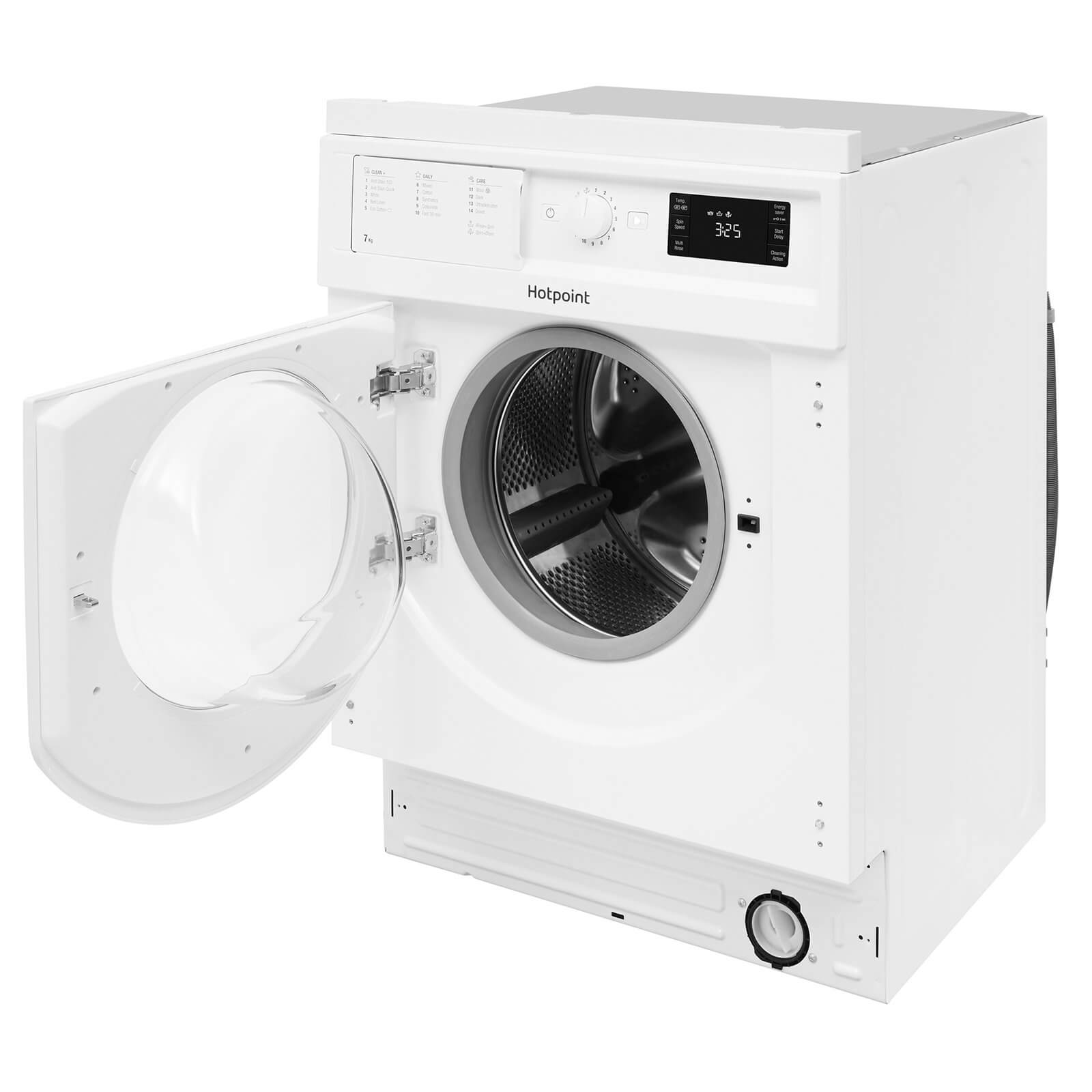 Hotpoint BI WMHG 71484 Uk Integrated Washing Machine - White