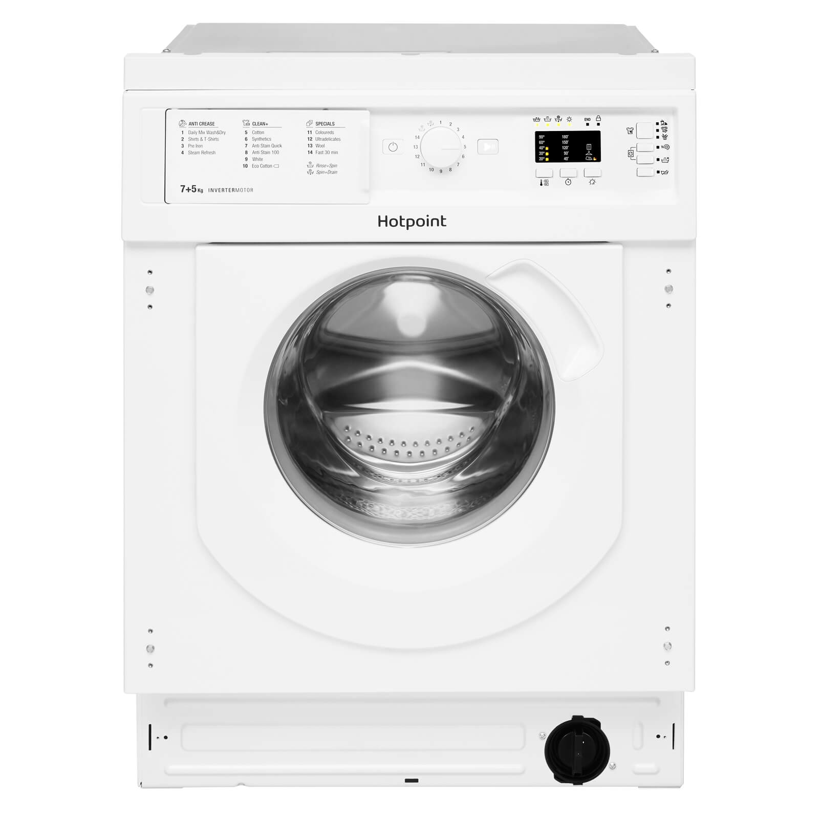 Hotpoint BIWDHL7128 Integrated Washer Dryer
